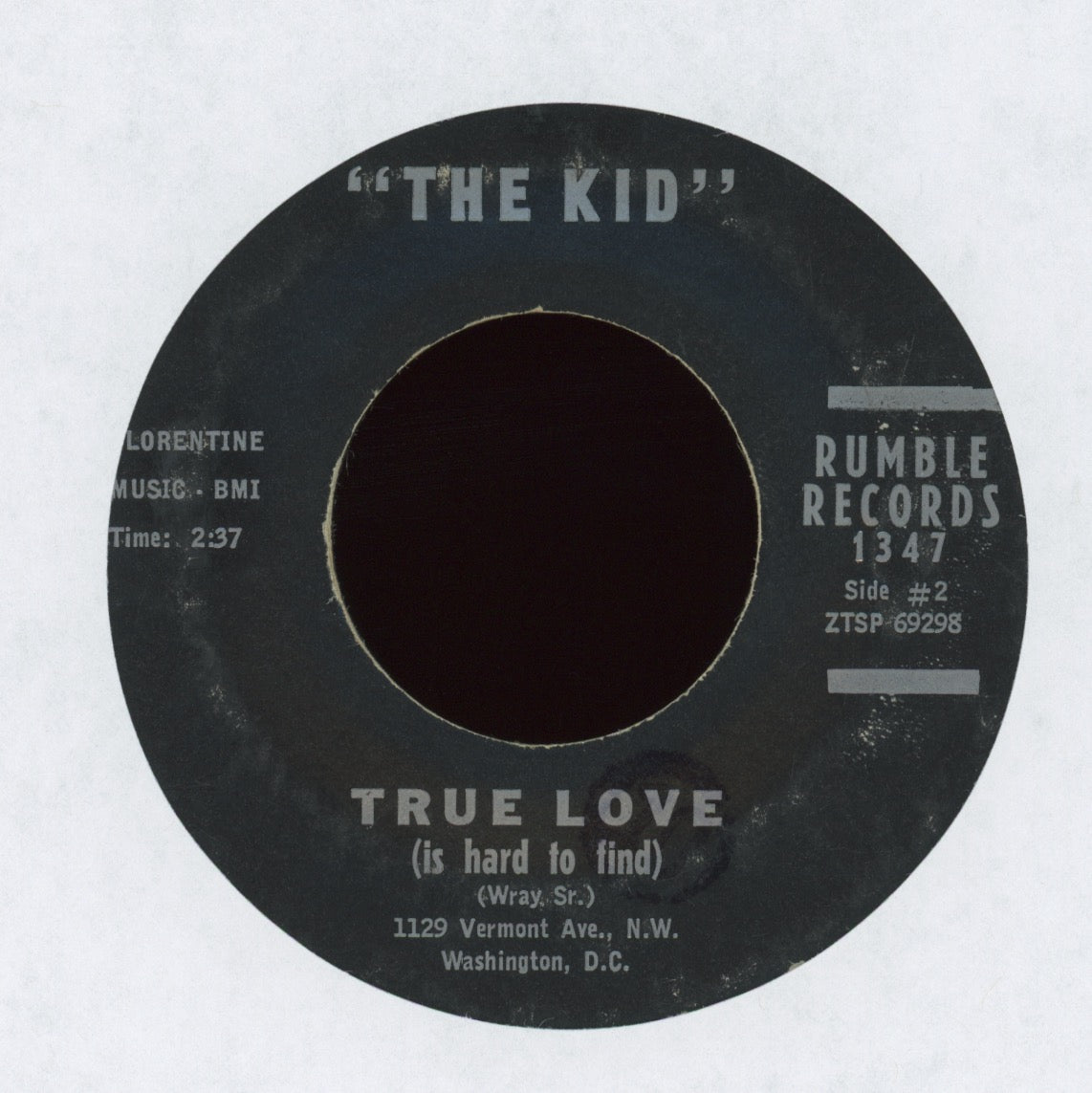 The Kid - Sleep Tight on Rumble Records R&B Doo Wop 45