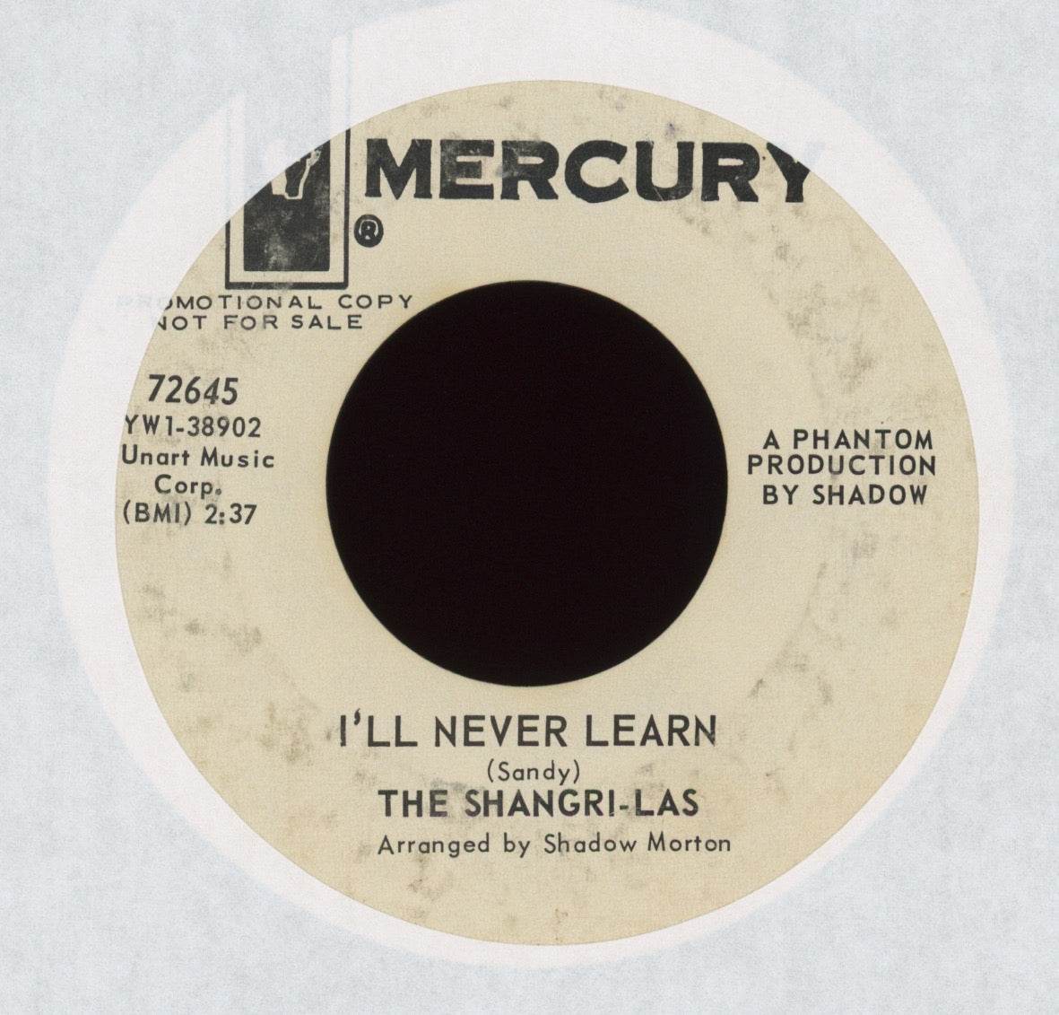The Shangri-Las - The Sweet Sounds Of Summer on Mercury Promo Soul Girl Group 45