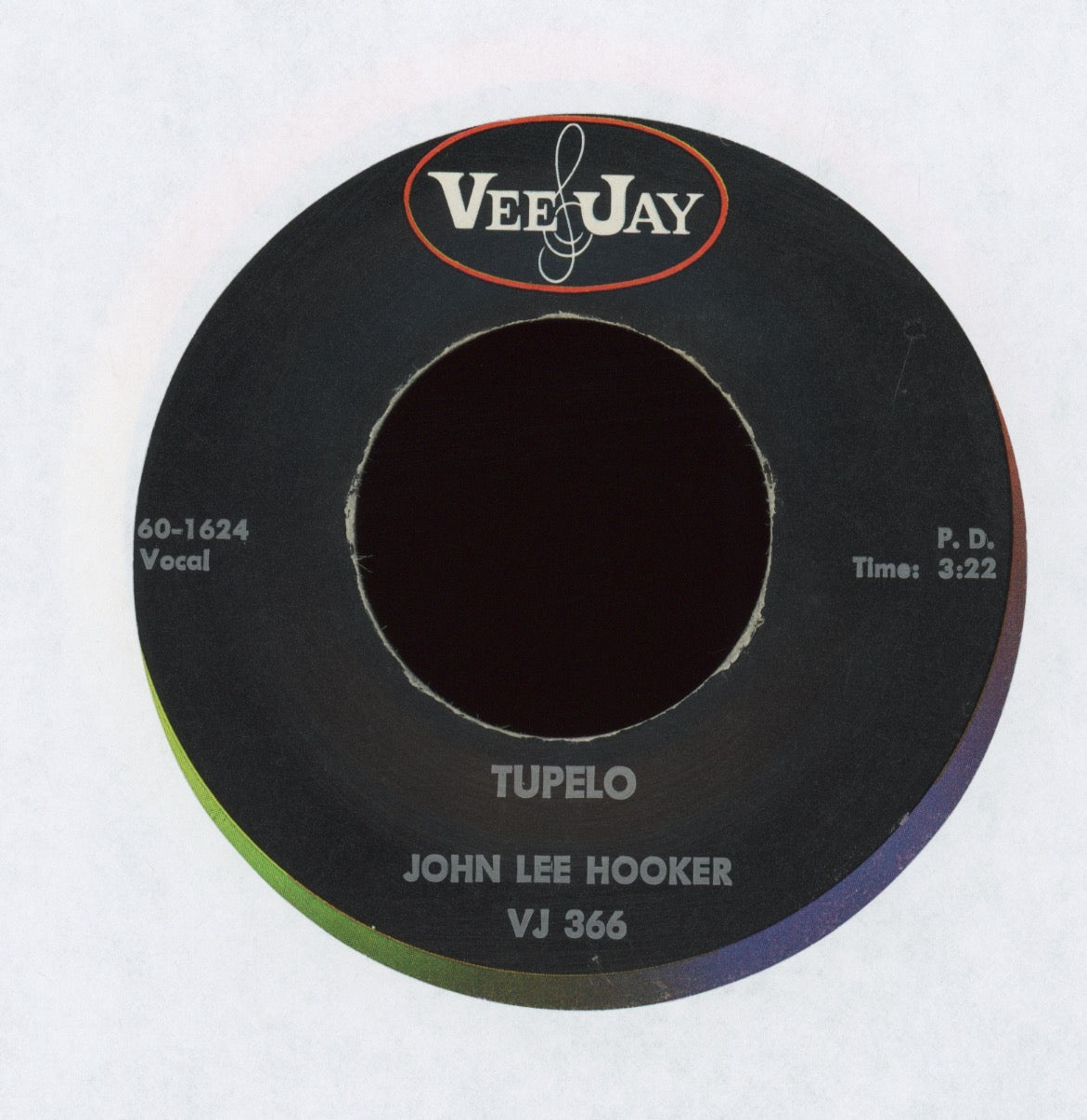 John Lee Hooker - Dusty Road on Vee Jay R&B Blues 45