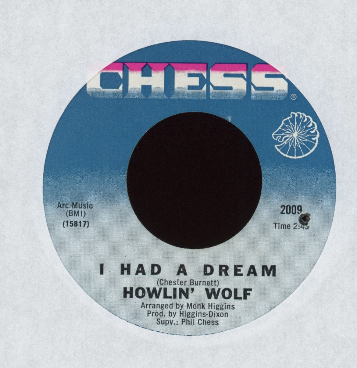 Howlin' Wolf - Pop It To Me on Chess R&B 45