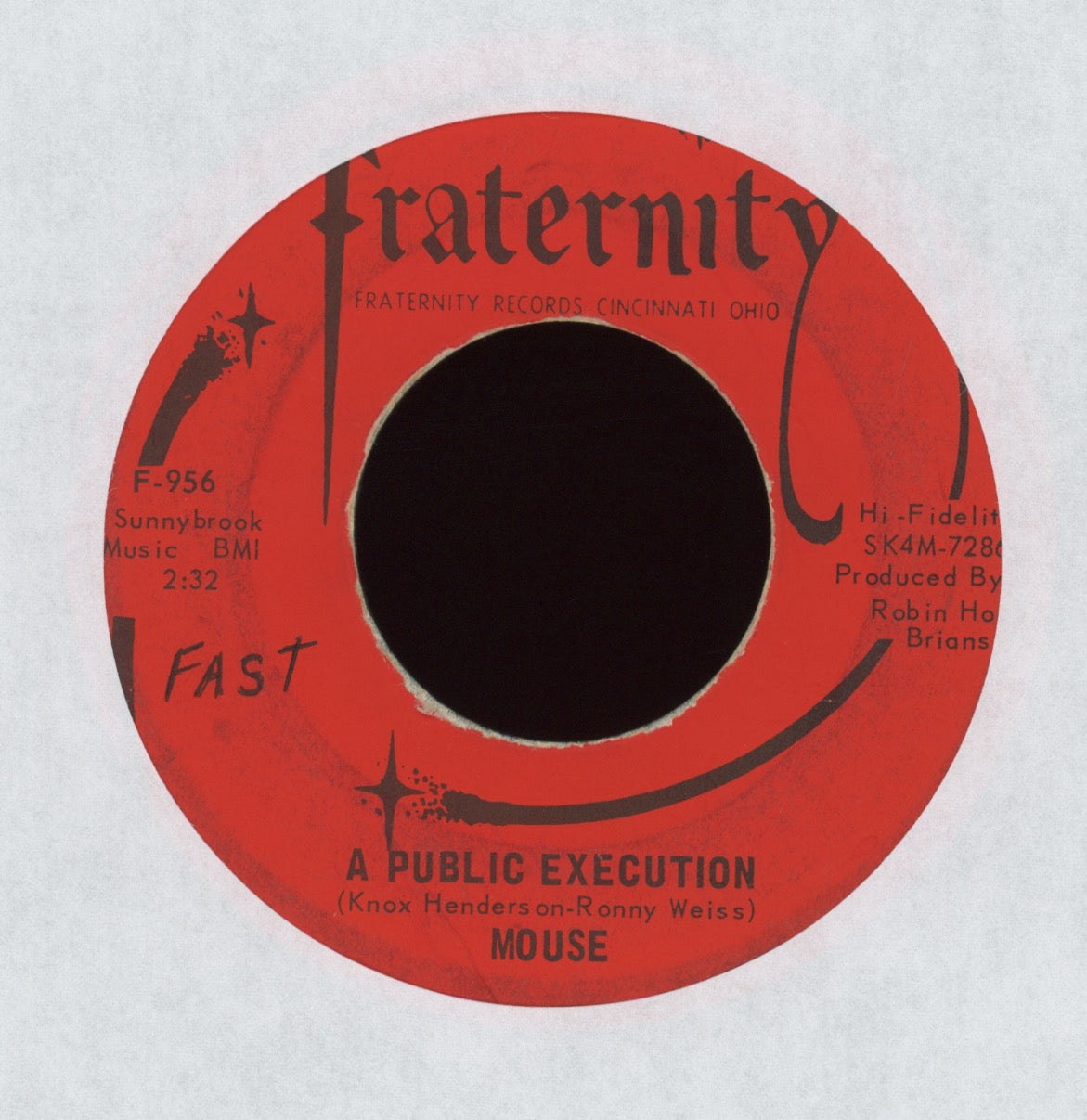 Mouse - A Public Execution on Fraternity Garage 45