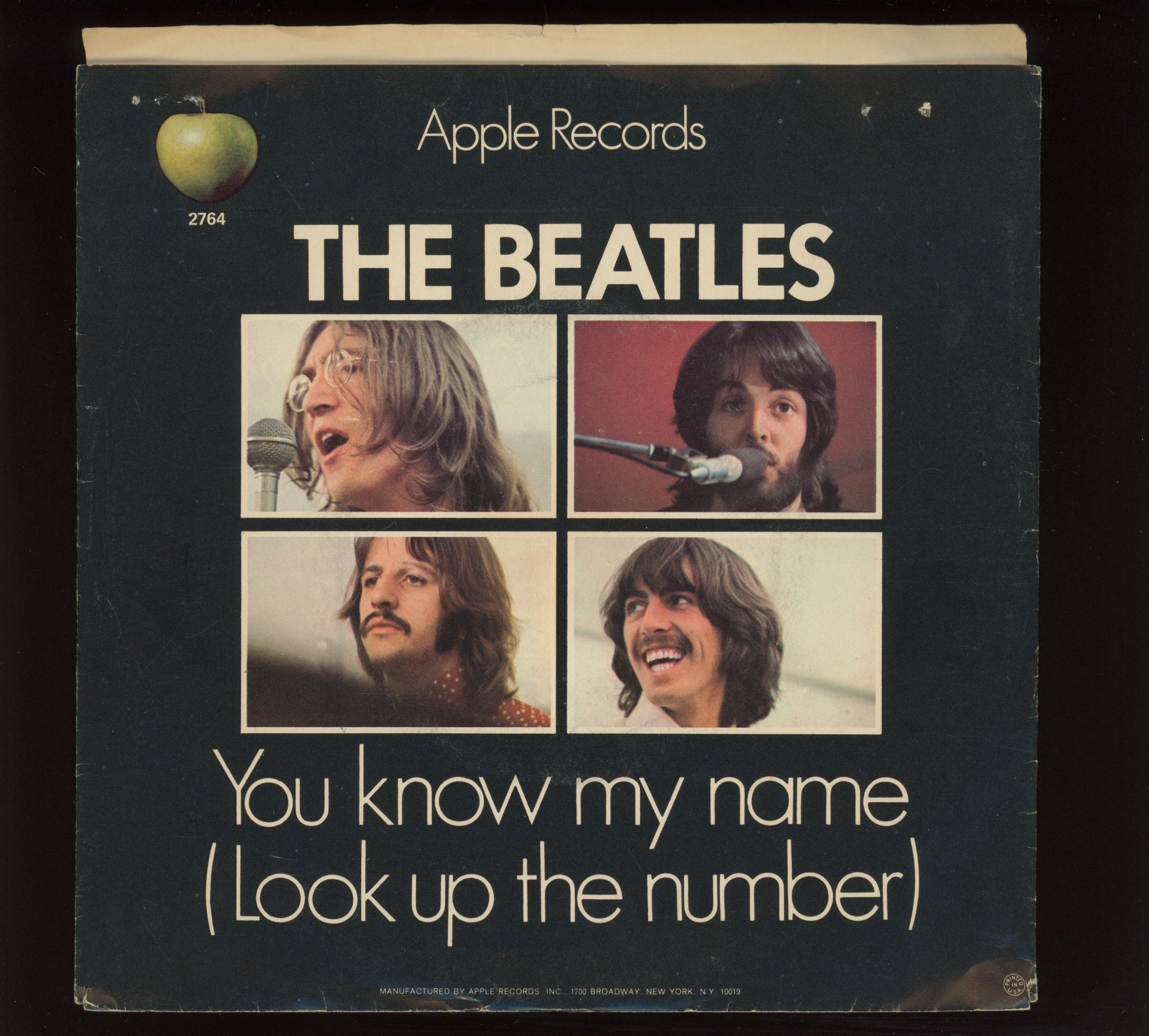 The Beatles - Let It Be on Apple 45 With Picture Sleeve