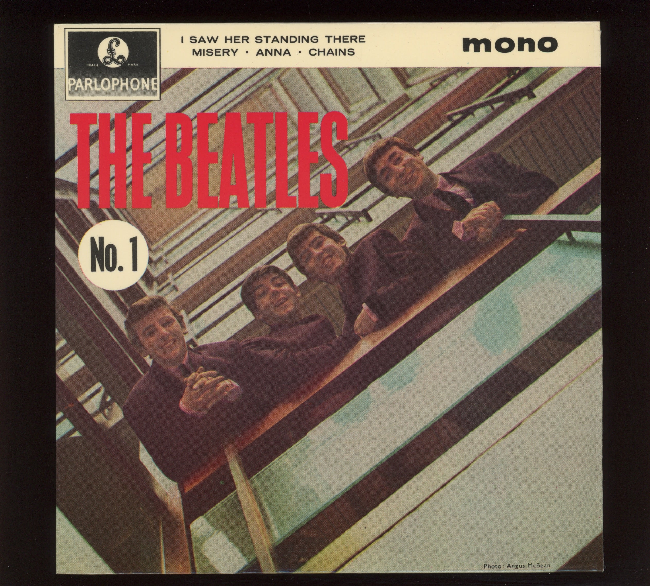 The Beatles - The Beatles No. 1 on Parlophone U.K. 45 With Picture Sleeve Reissue