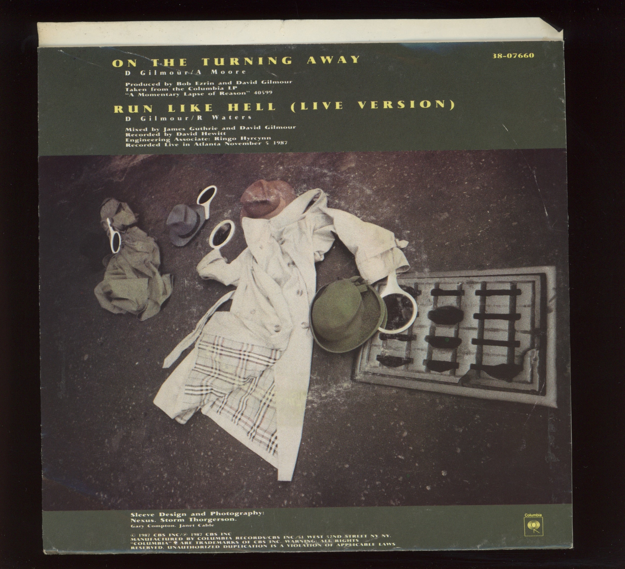 Pink Floyd - On The Turning Away 45 With Picture Sleeve