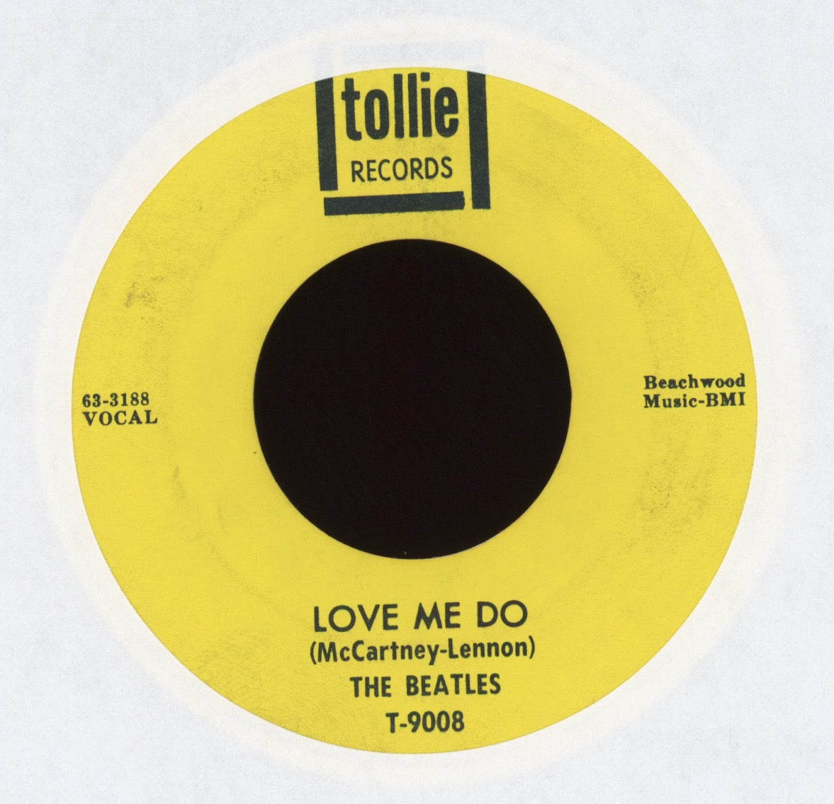 The Beatles - Love Me Do on Tollie 45 With Picture Sleeve