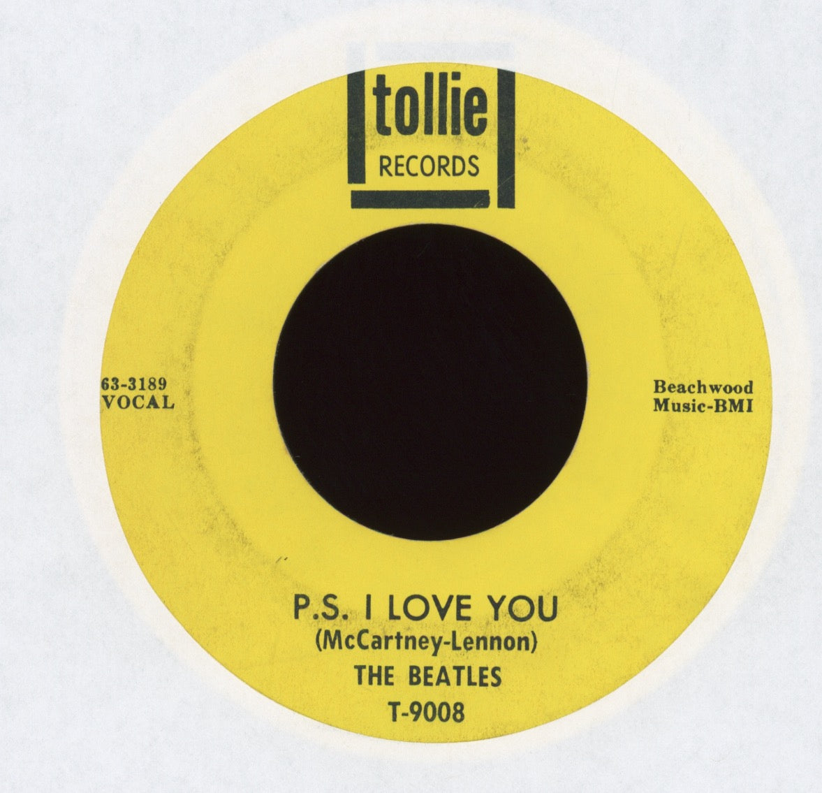 The Beatles - Love Me Do on Tollie 45 With Picture Sleeve