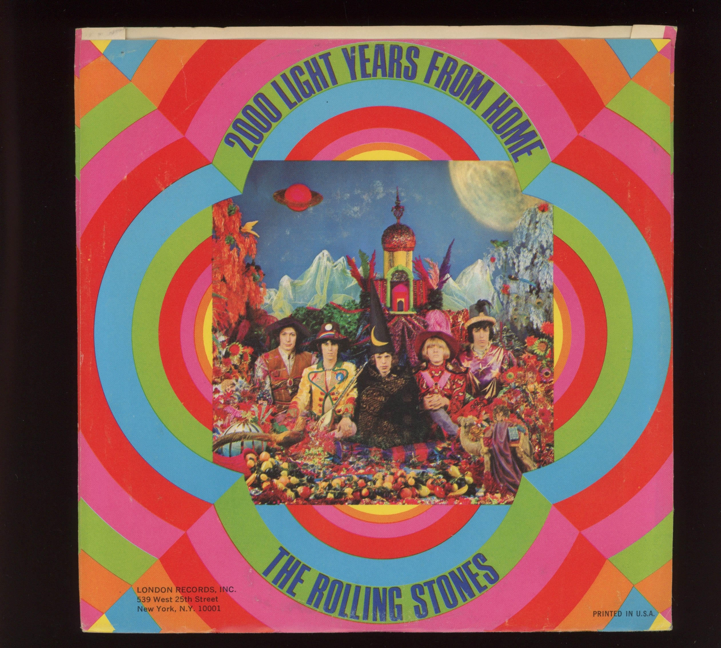 The Rolling Stones - She's A Rainbow on London 45 With Picture Sleeve