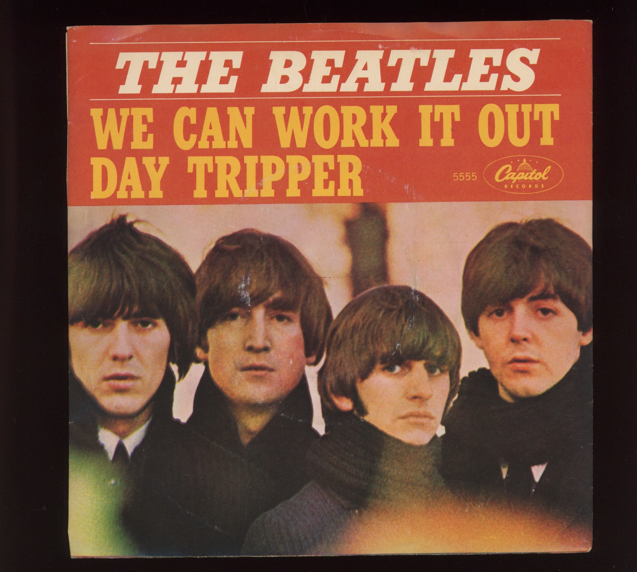 The Beatles - We Can Work It Out / Day Tripper on Capitol 45 With Picture Sleeve