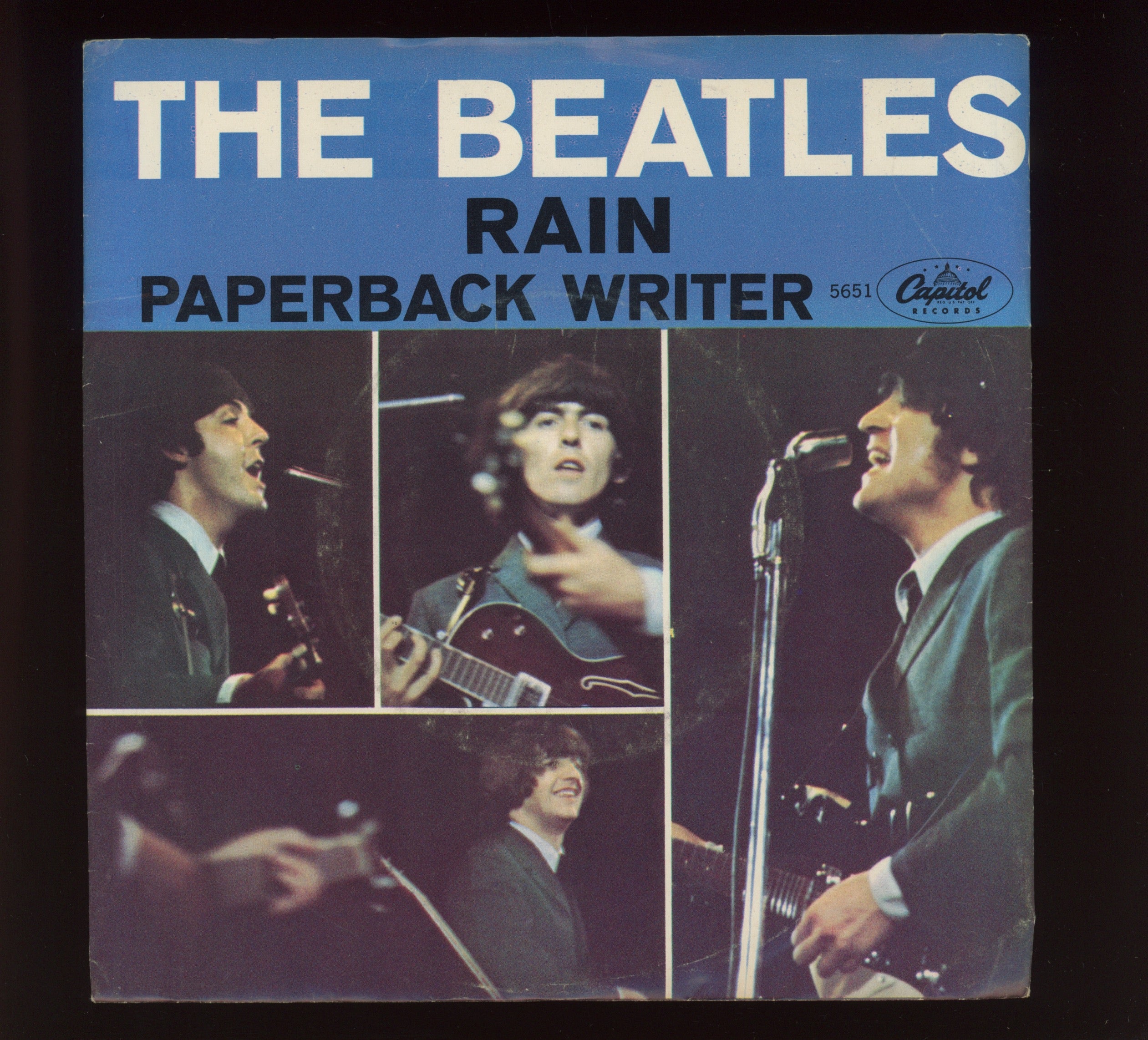 The Beatles - Paperback Writer on Capitol 45 With Picture Sleeve