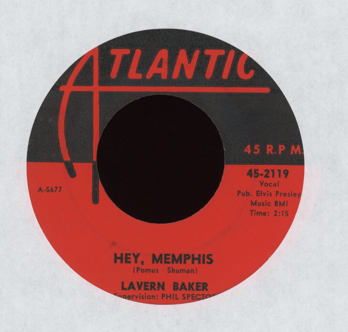 LaVern Baker - Hey, Memphis / Voodoo Voodoo on Atlantic R&B 45