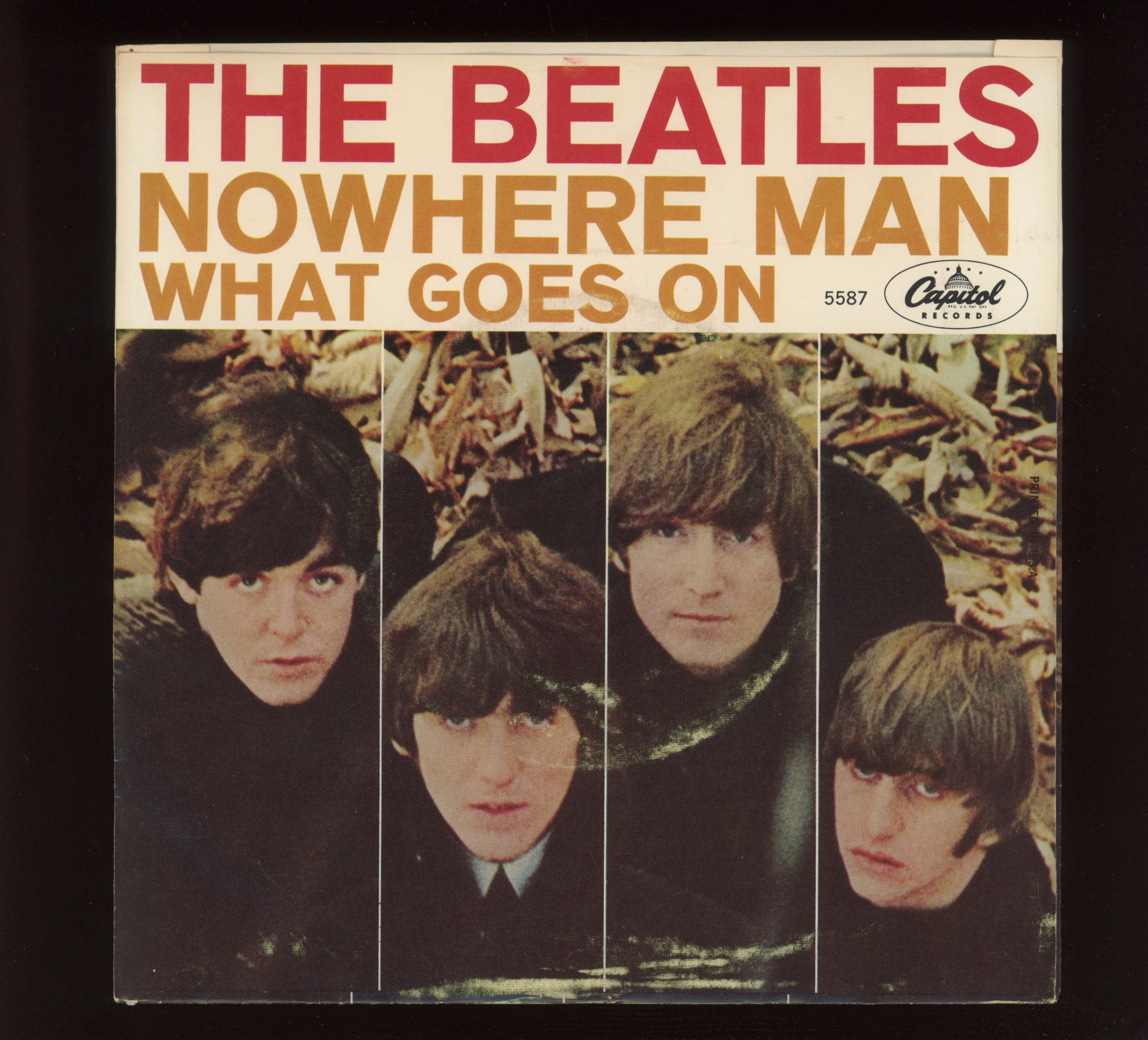 The Beatles - Nowhere Man on Capitol 45 With Picture Sleeve