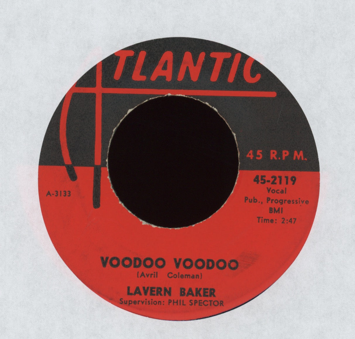 LaVern Baker - Hey, Memphis / Voodoo Voodoo on Atlantic R&B 45