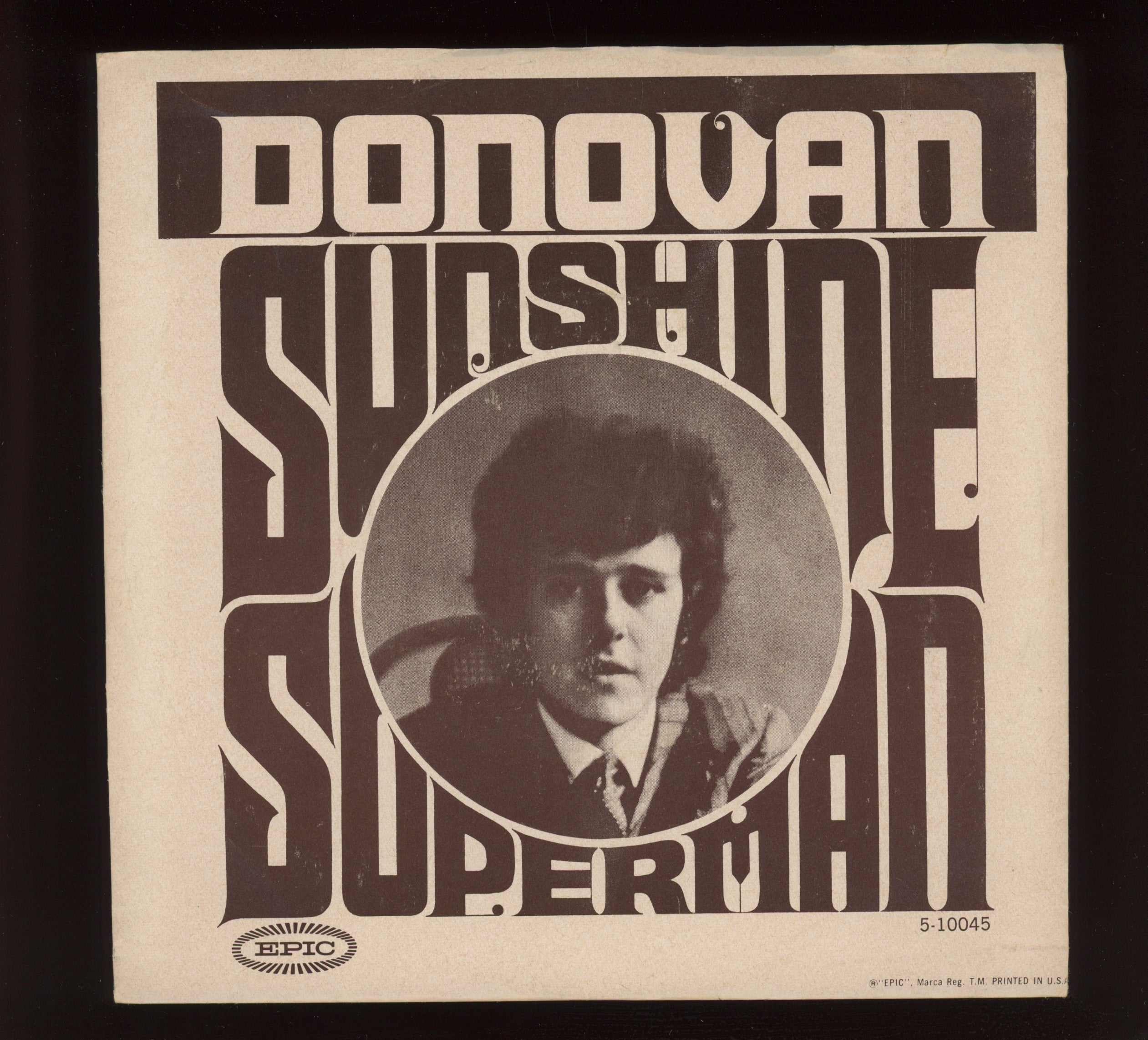 Donovan - Sunshine Superman on Columbia Red Vinyl Promo With Picture Sleeve