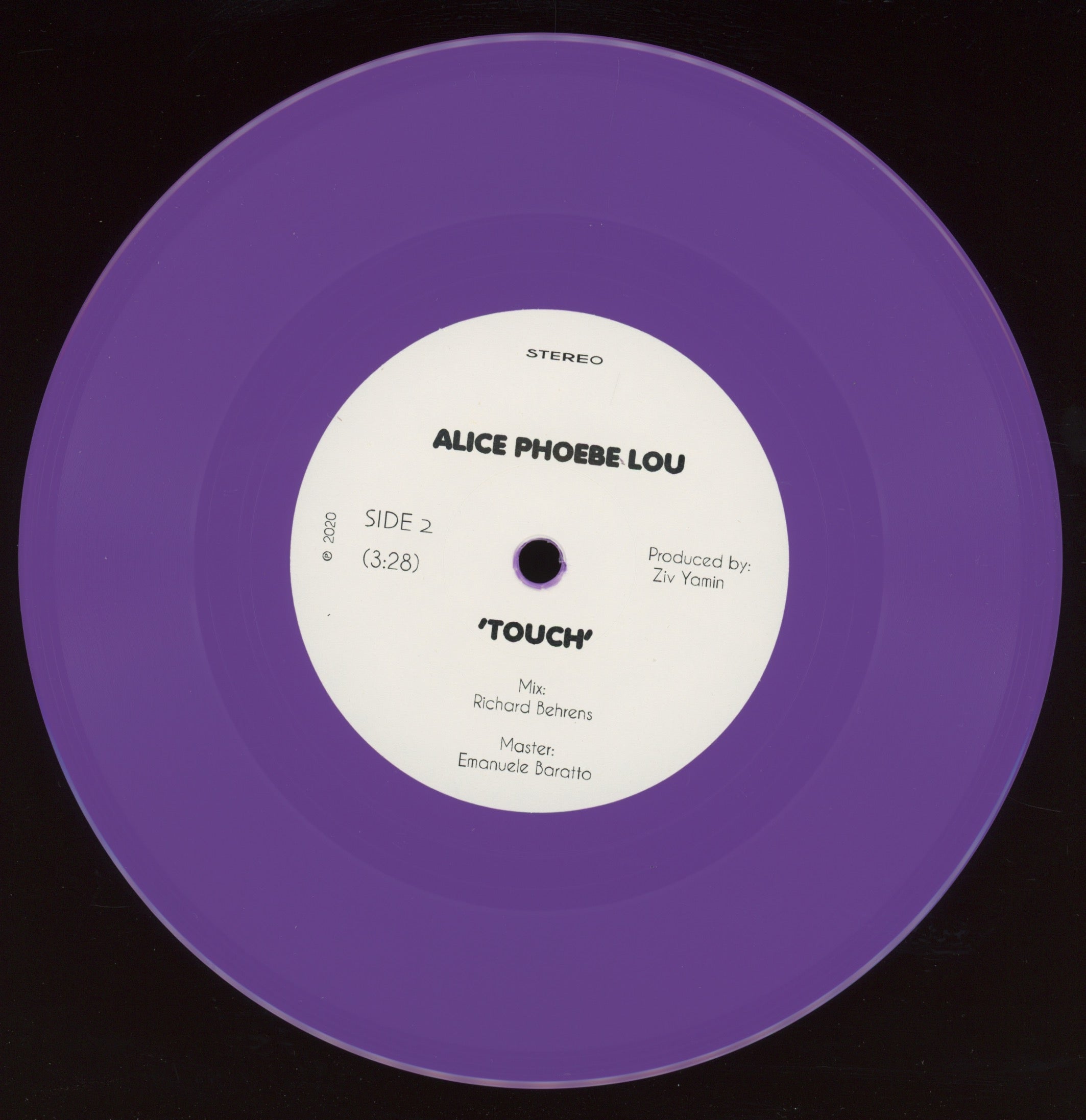 Alice Phoebe Lou - Witches / Touch Self Released Purple Vinyl 7
