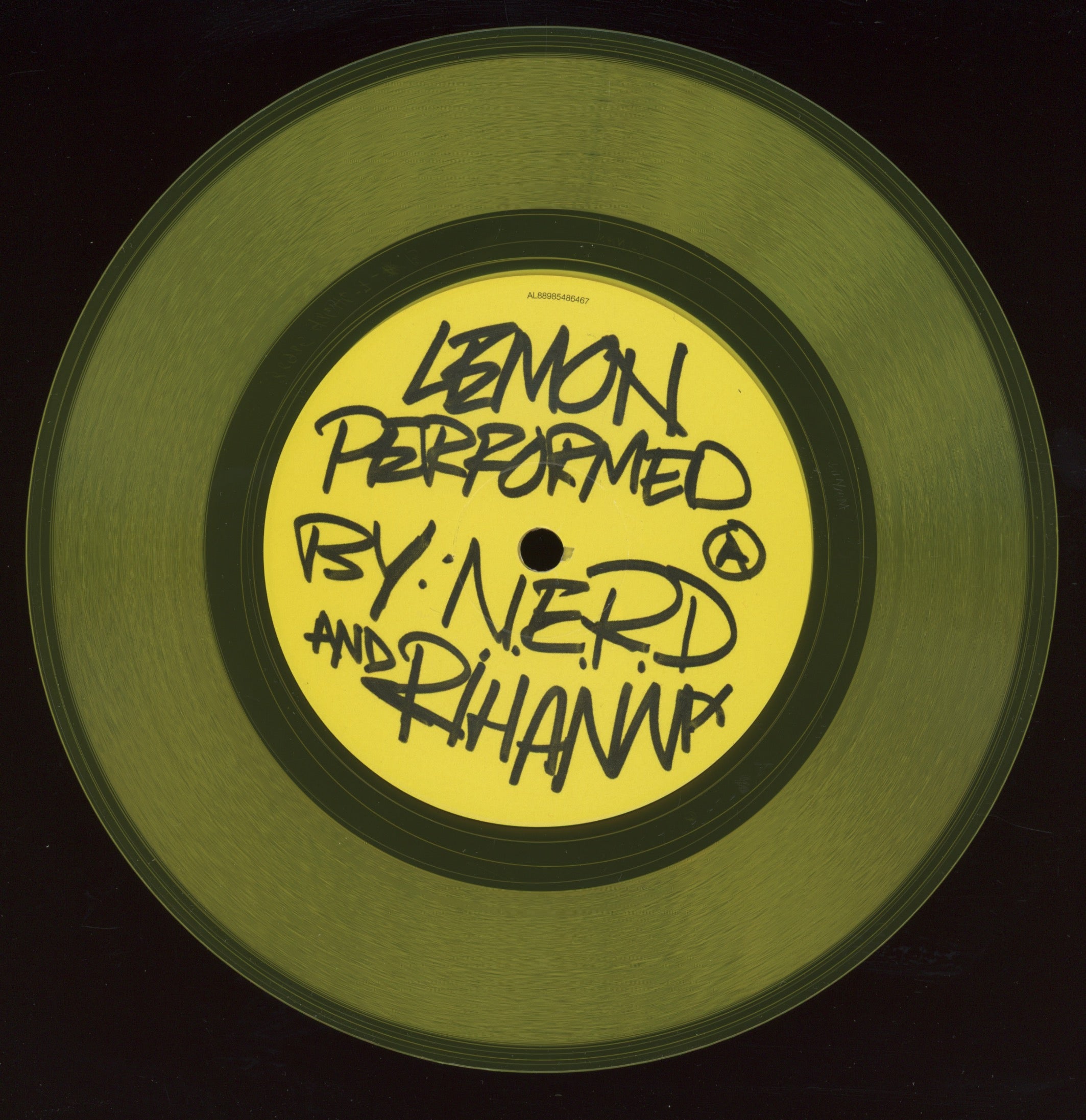 N*E*R*D and Rihanna - Lemon on Columbia Yellow Vinyl Hip Hop 7"