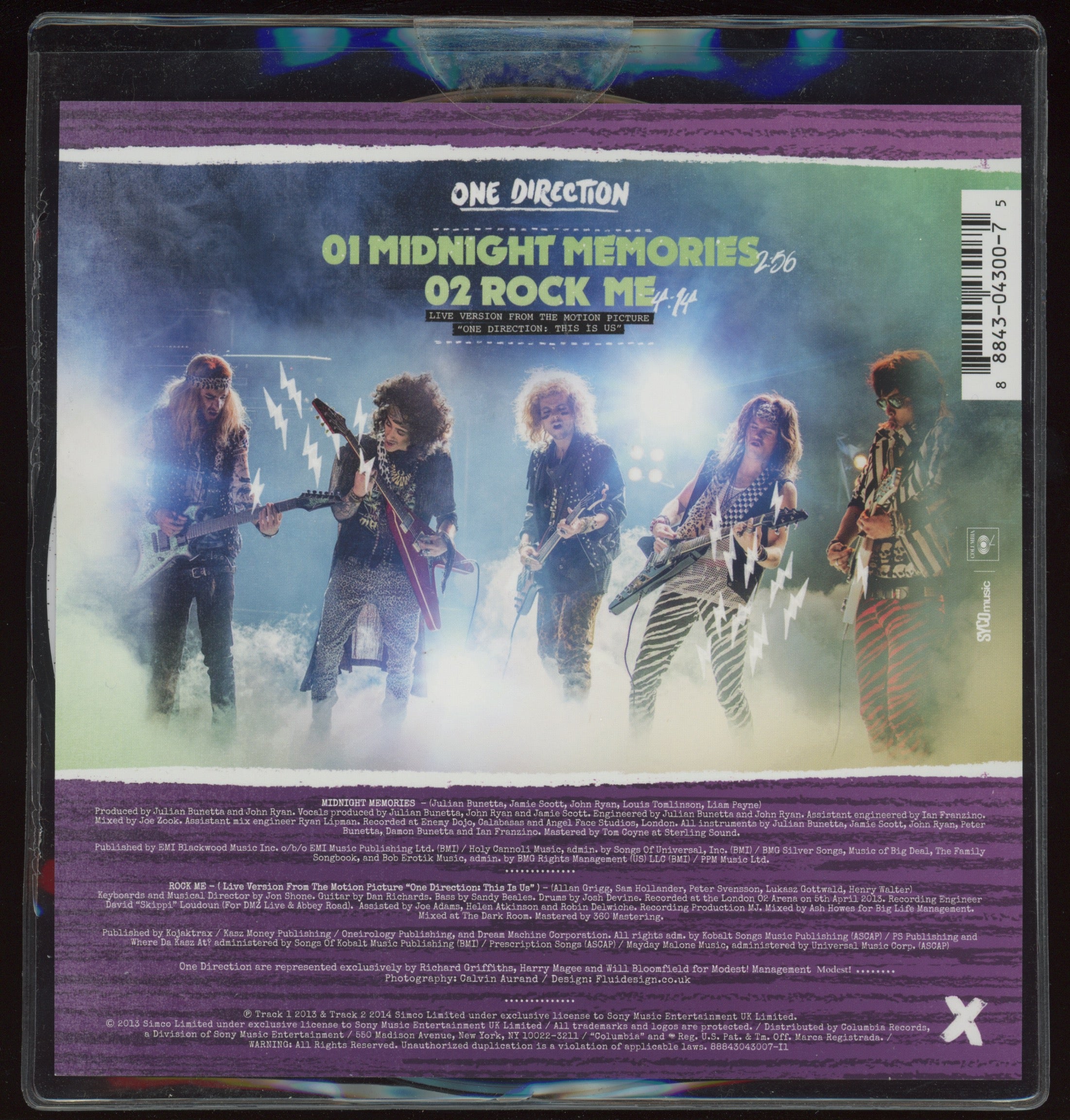 One Direction - Midnight Memories on Syco RSD 2014 Limited Picture Disc 7" Sealed