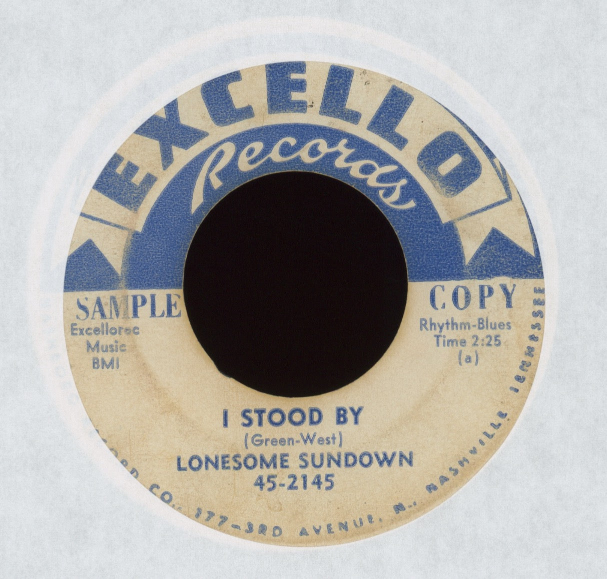 Lonesome Sundown - Don't Go on Excello Promo R&B 45