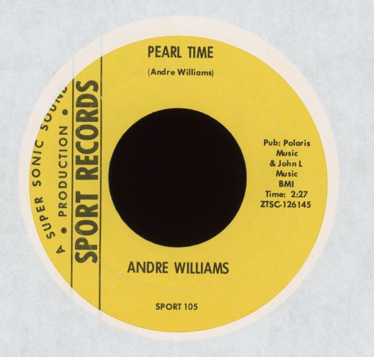 Andre Williams - Pearl Time on Sport Funk 45