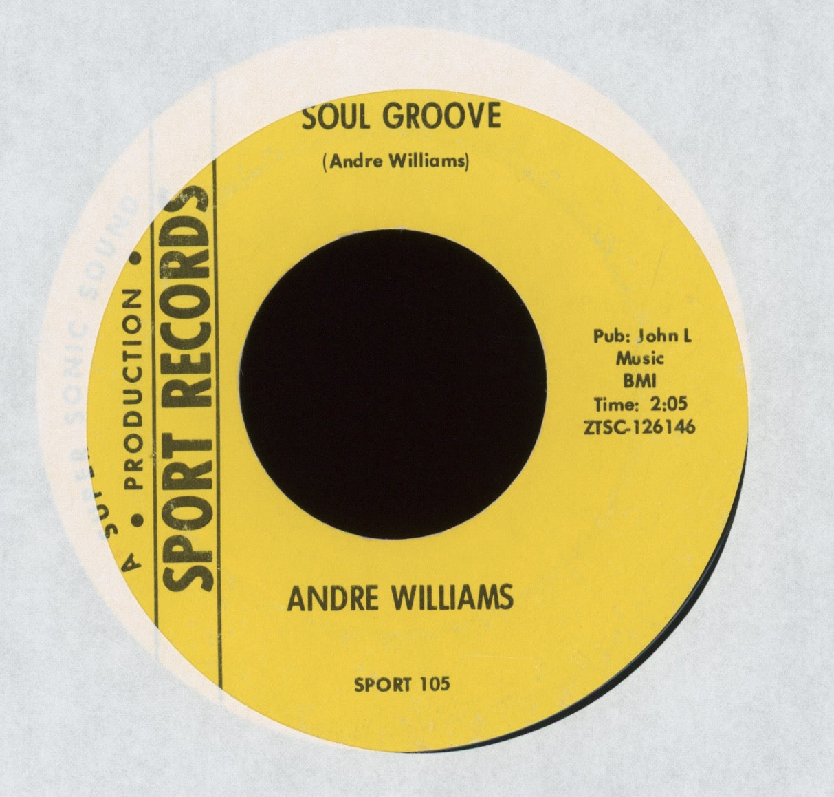 Andre Williams - Pearl Time on Sport Funk 45
