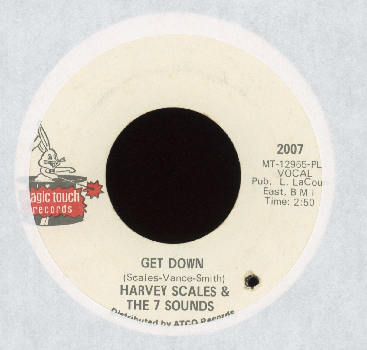 Harvey Scales & The Seven Sounds - Get Down on Magic Touch Funk 45