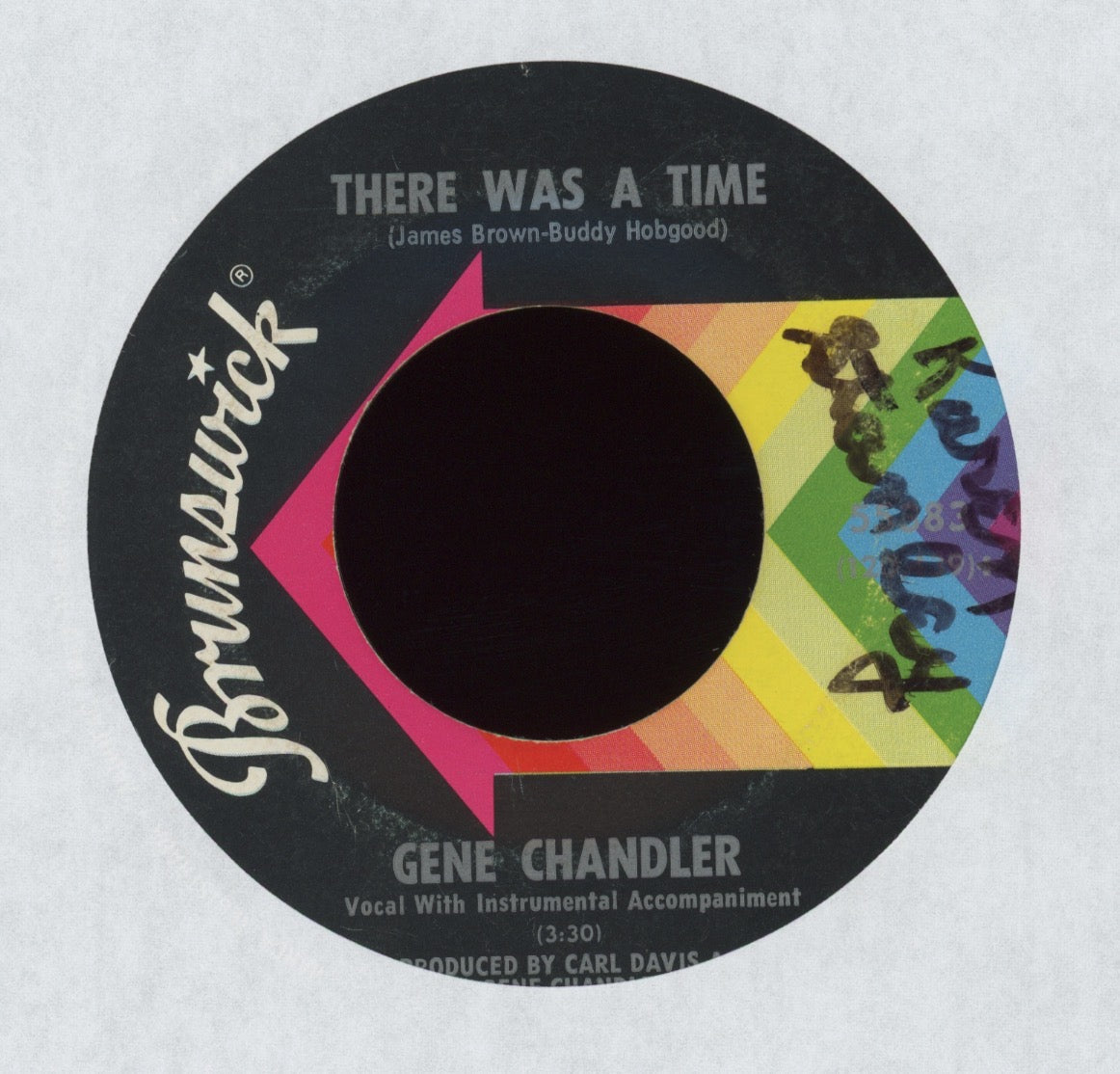 Gene Chandler - There Was A Time on Brunswick Funk 45