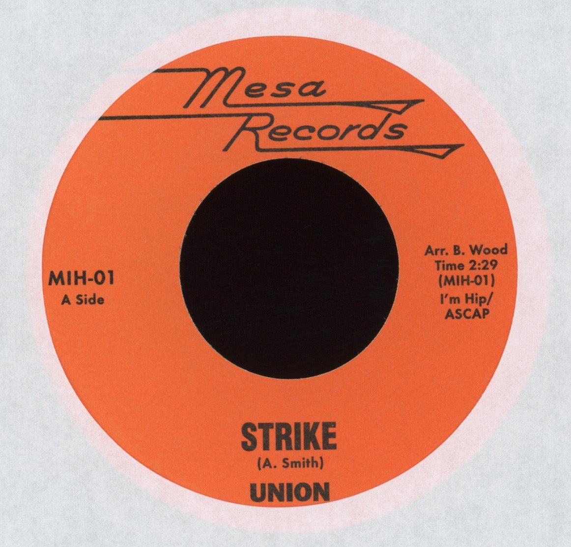 Union - Strike / Come To My House For Lunch Numero Reissue Soul Funk 45