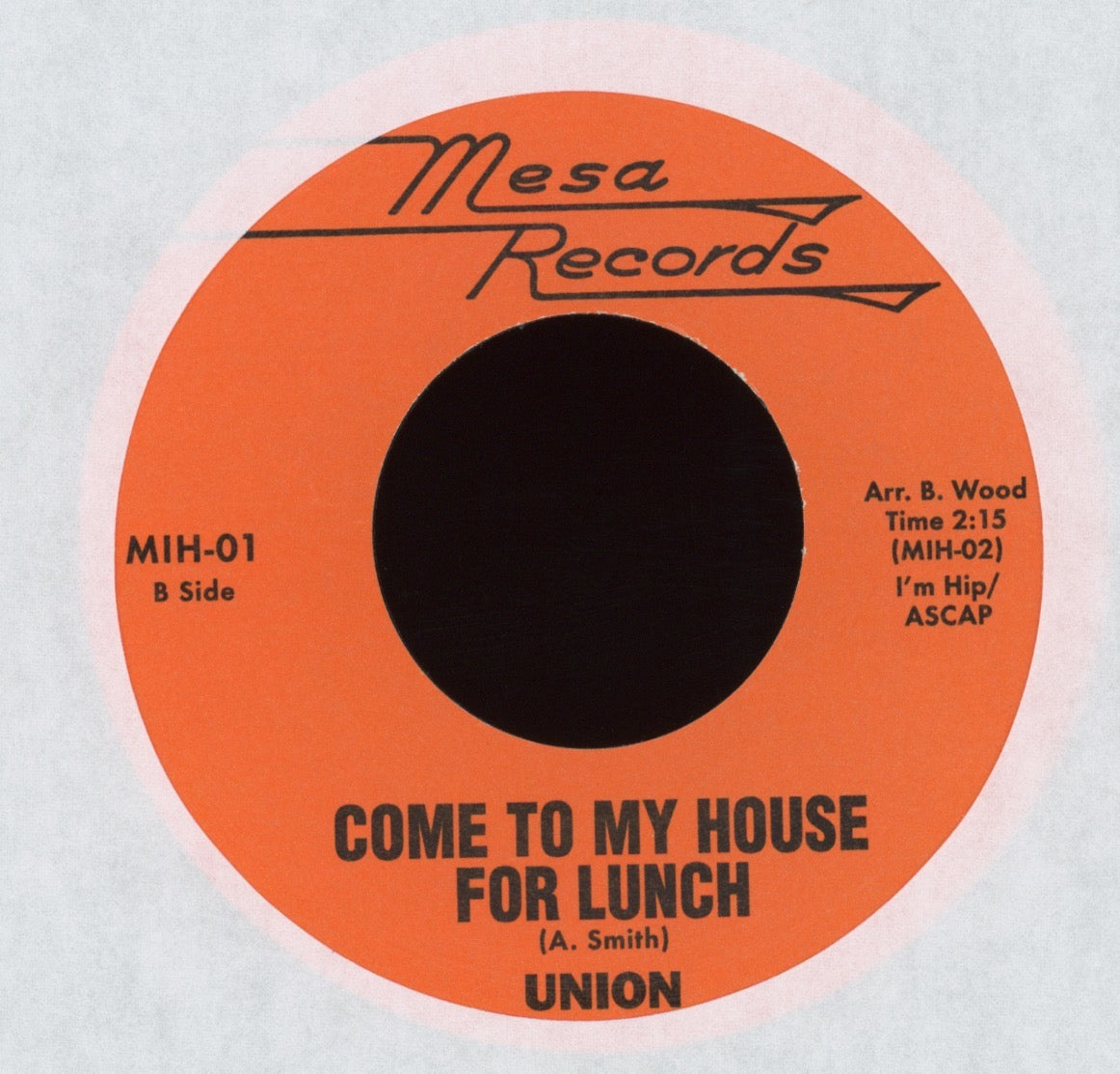 Union - Strike / Come To My House For Lunch Numero Reissue Soul Funk 45