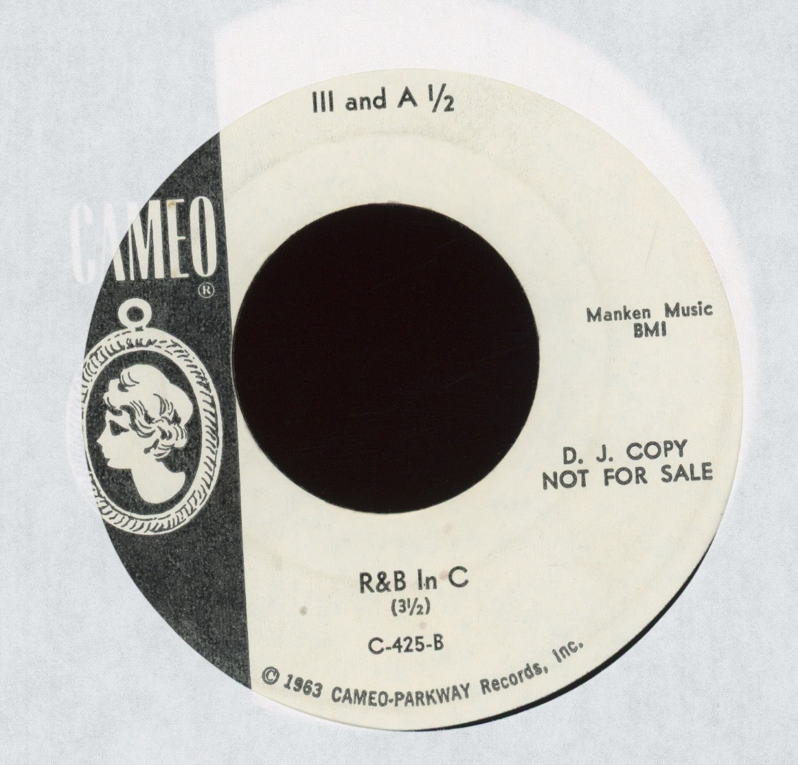 The 3 1/2 - Don't Cry To Me Babe on Cameo Promo Garage 45