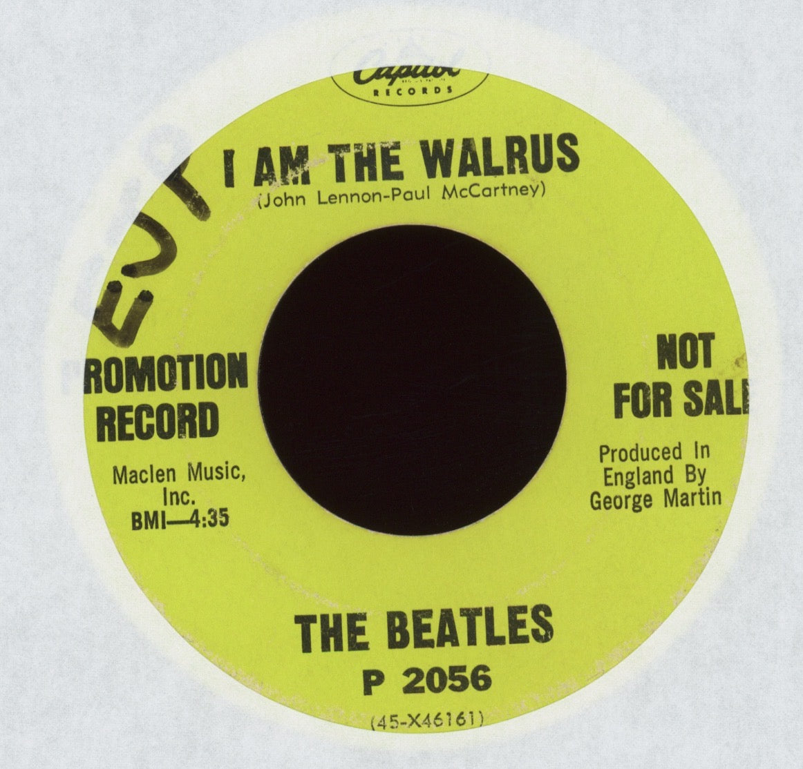 The Beatles - Hello Goodbye / I Am the Walrus on Capitol Promo 45