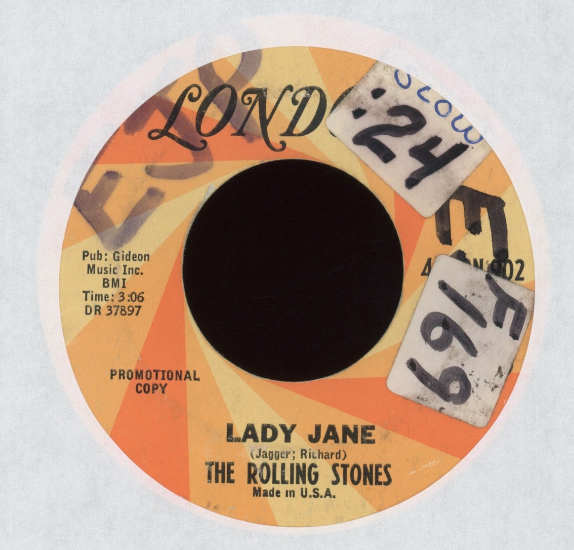 The Rolling Stones - Mothers Little Helper on London Promo 45