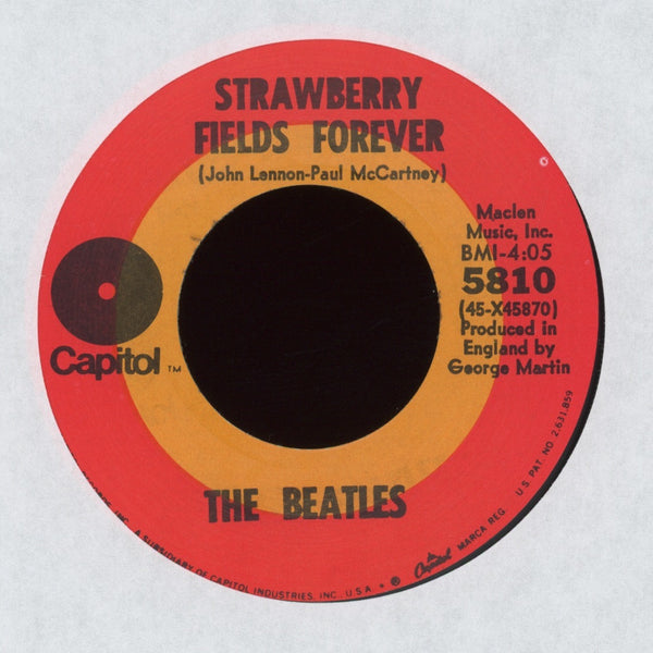 The Beatles - Strawberry Fields Forever / Penny Lane on Capitol Target