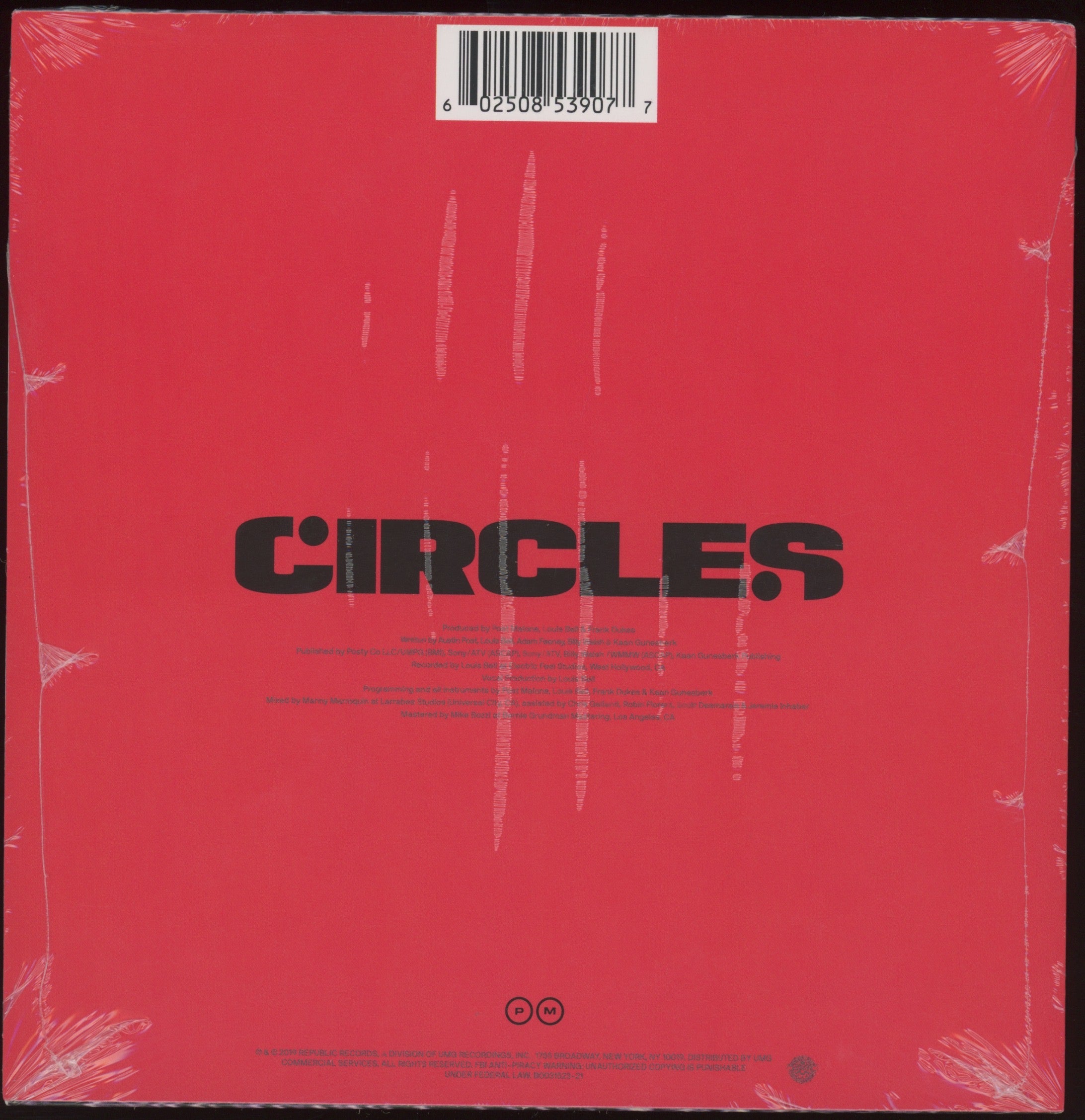 Post Malone - Circles on Republic Ltd Edition Red 7" Sealed