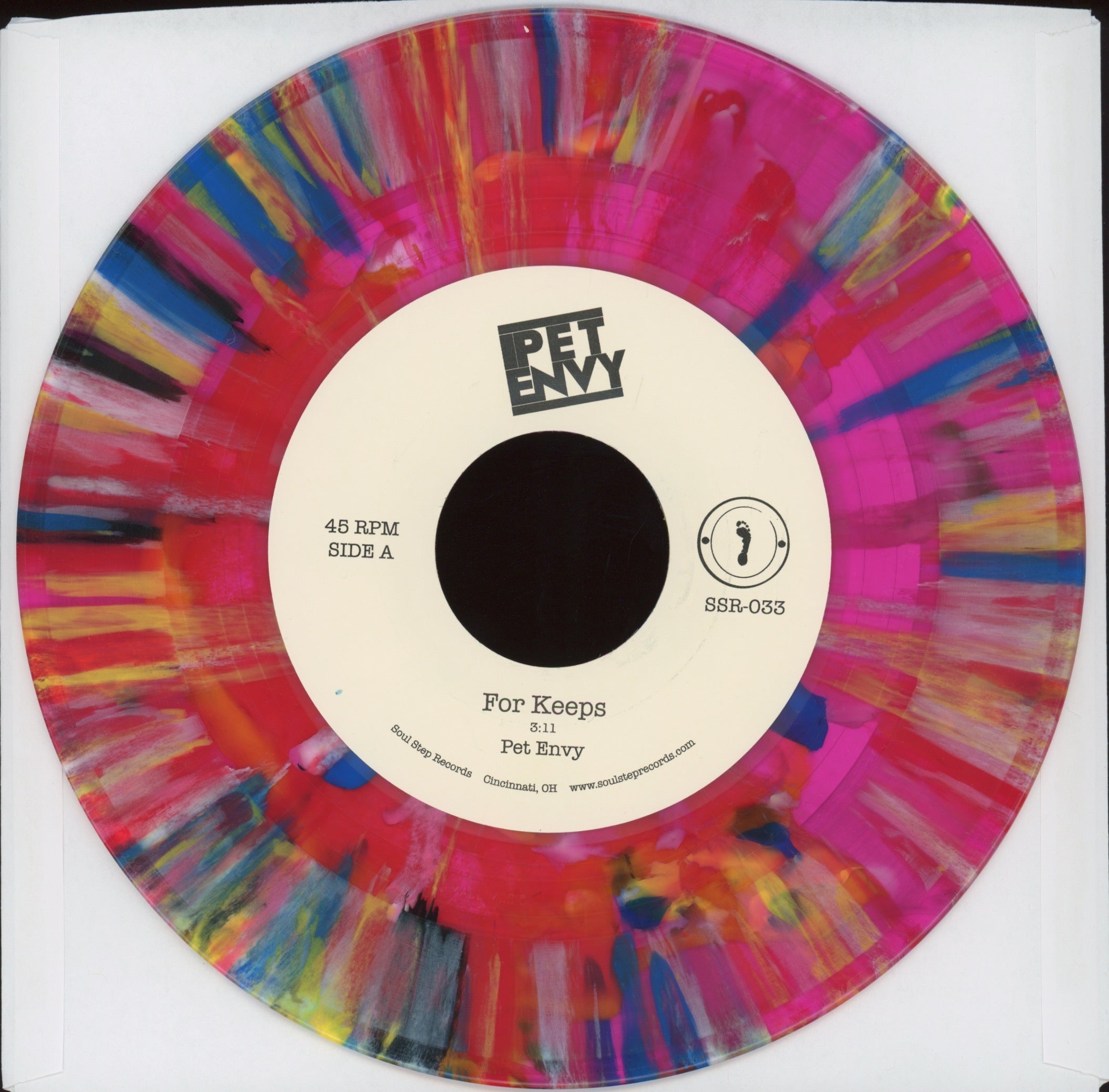Pet Envy - For Keeps / Get Over It on Soul Step Wax Mage 45