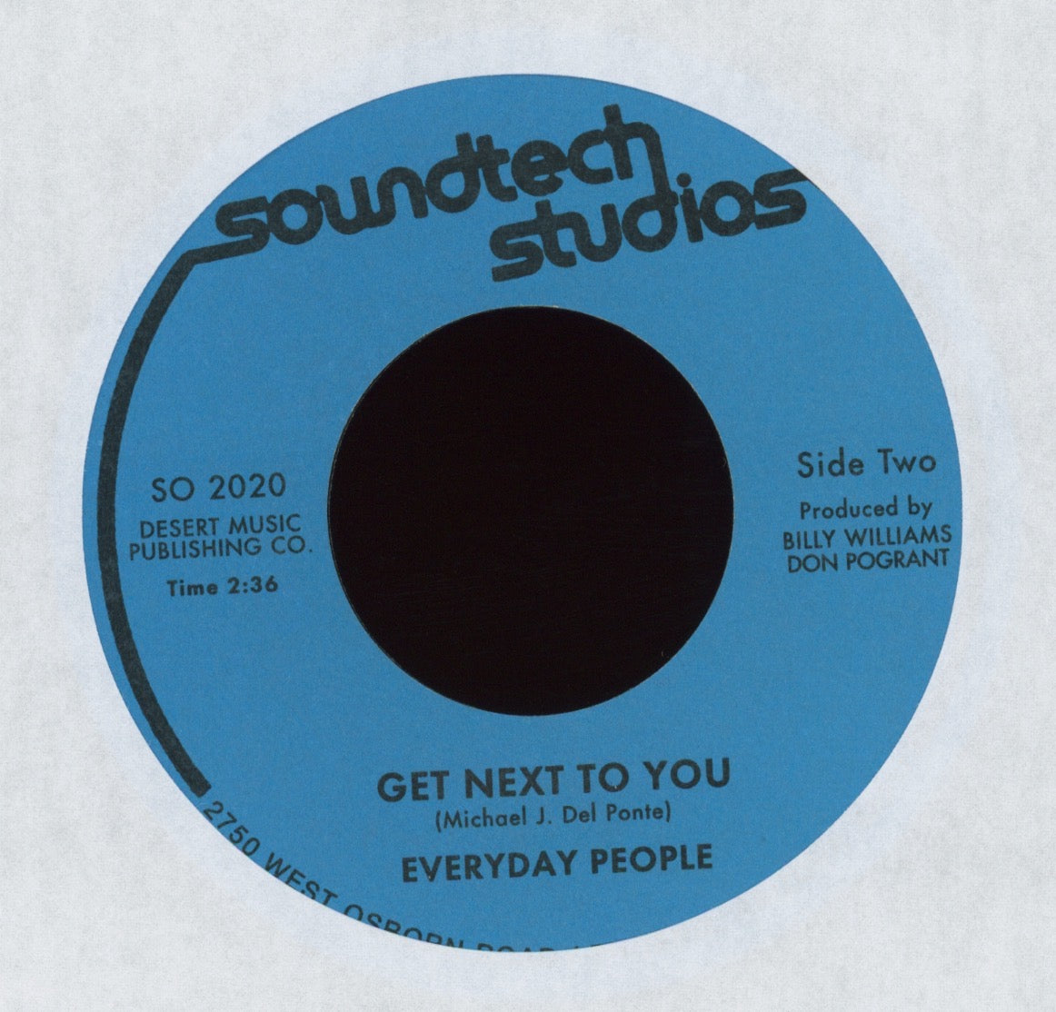 Everyday People - Is A Real Thing on Soundtech Studios Numero Reissue Funk 45