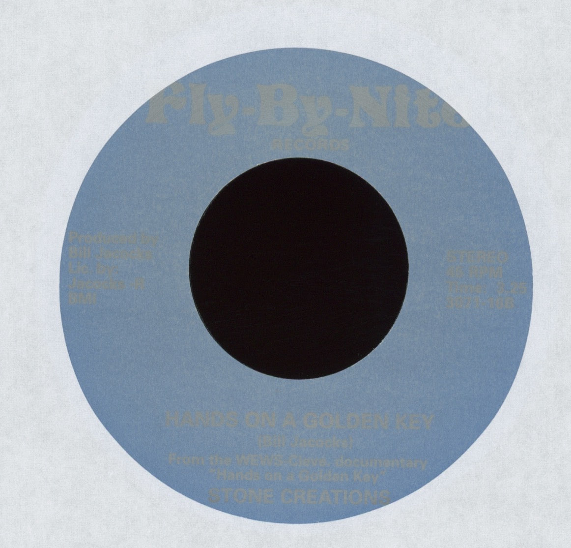 Stone Creations - The "It" Song on Fly-By-Nite Numero Reissue Funk 45