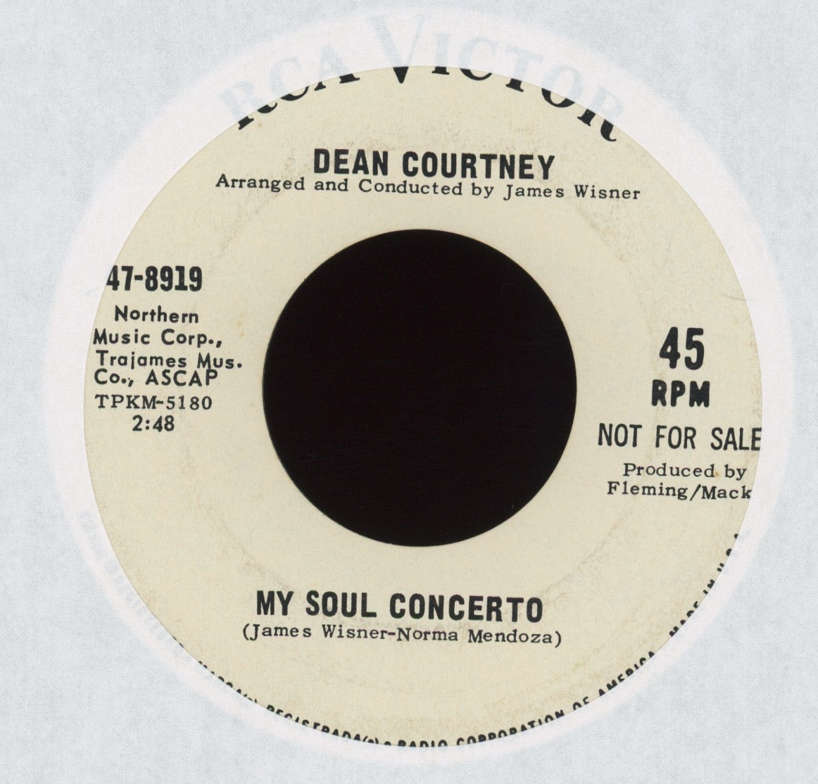 Dean Courtney - We Have A Good Thing on RCA Promo Northern Soul 45