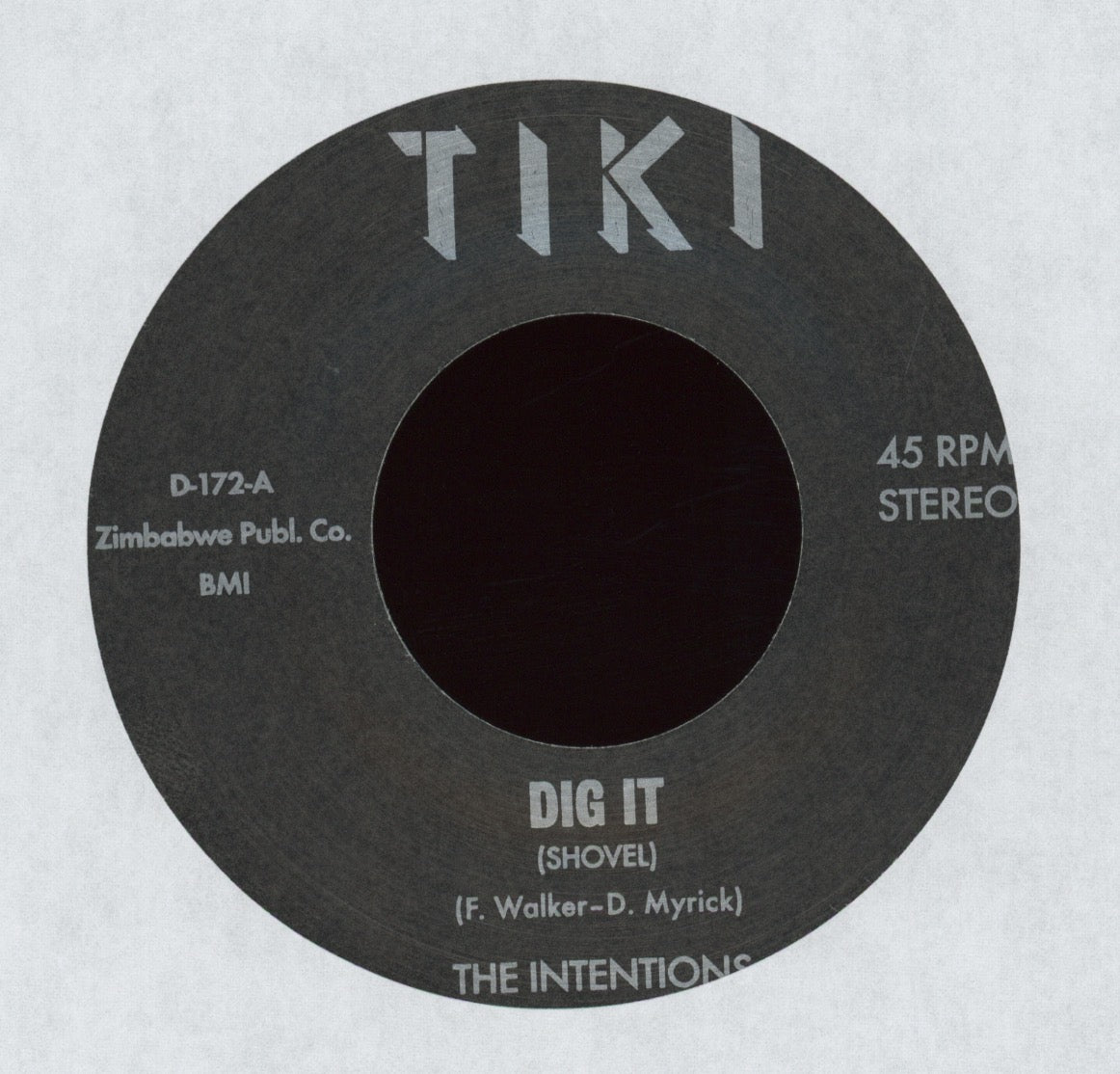 The Intentions - Dig It (Shovel) on Tiki Numero Reissue Funk 45
