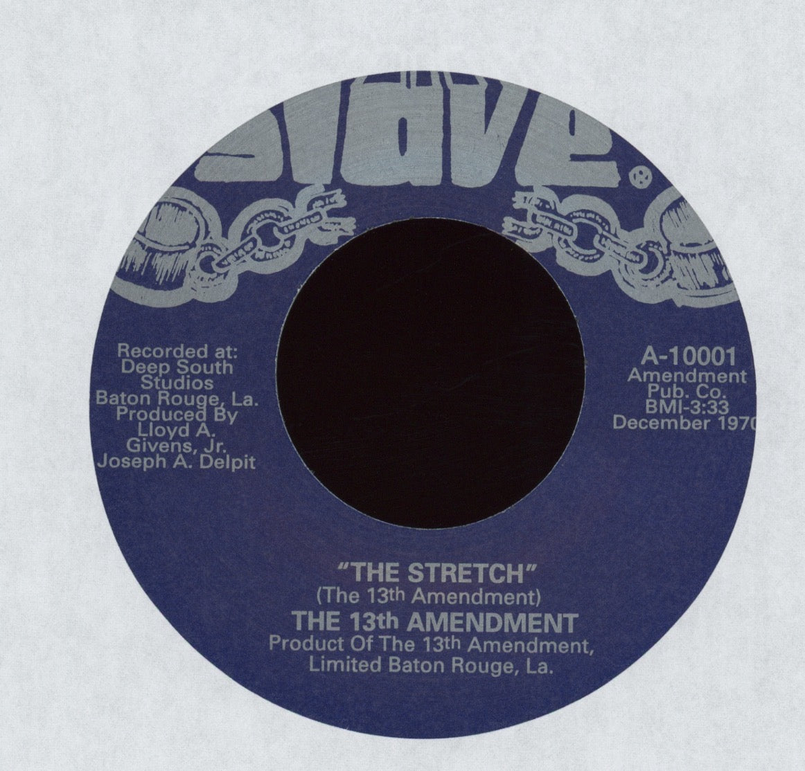 The 13th Amendment - Hard To Be In Love on Slave Numero Reissue Sweet Soul 45