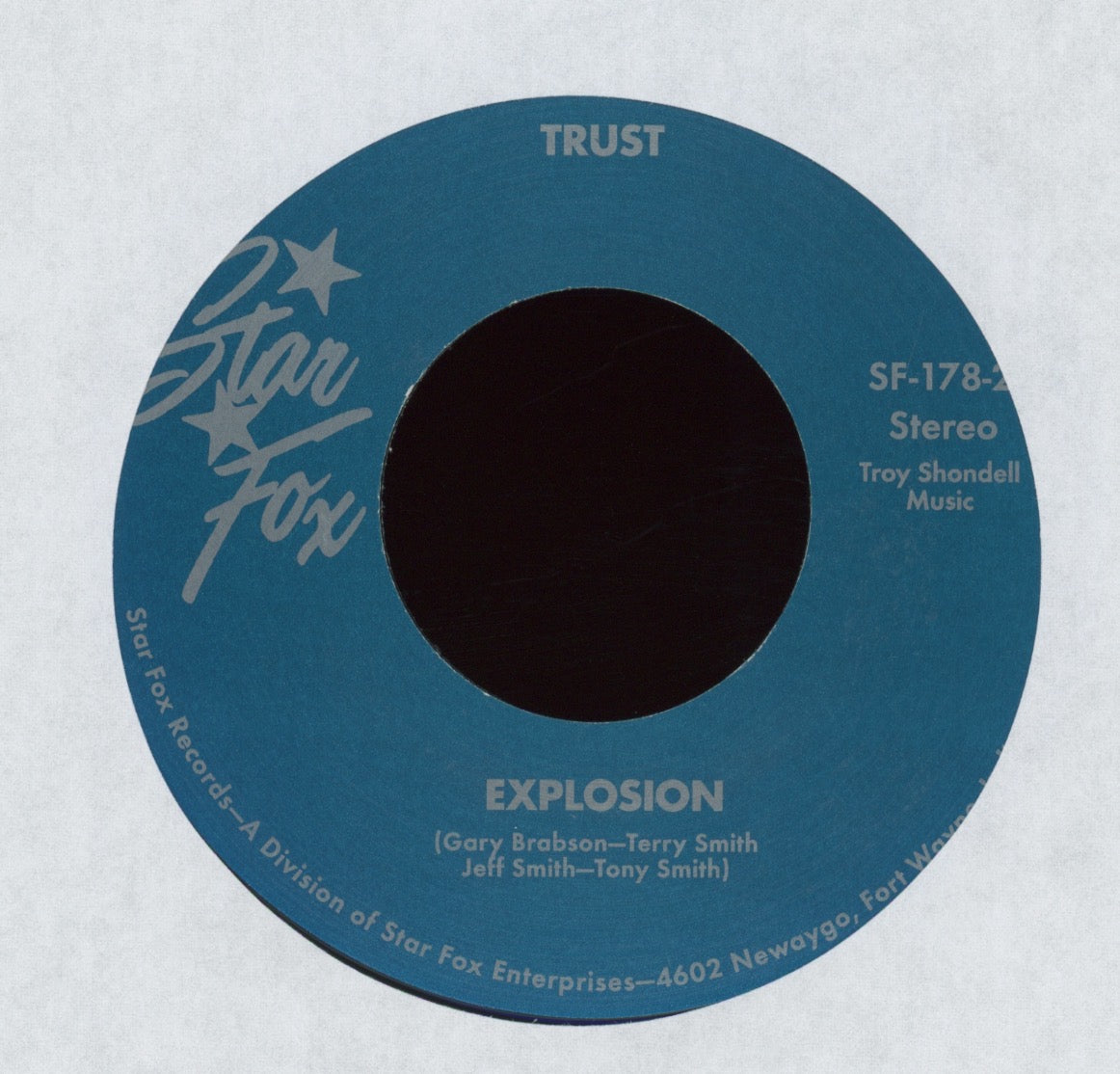 Trust - Funk Power on Star Fox Numero Reissue Funk 45