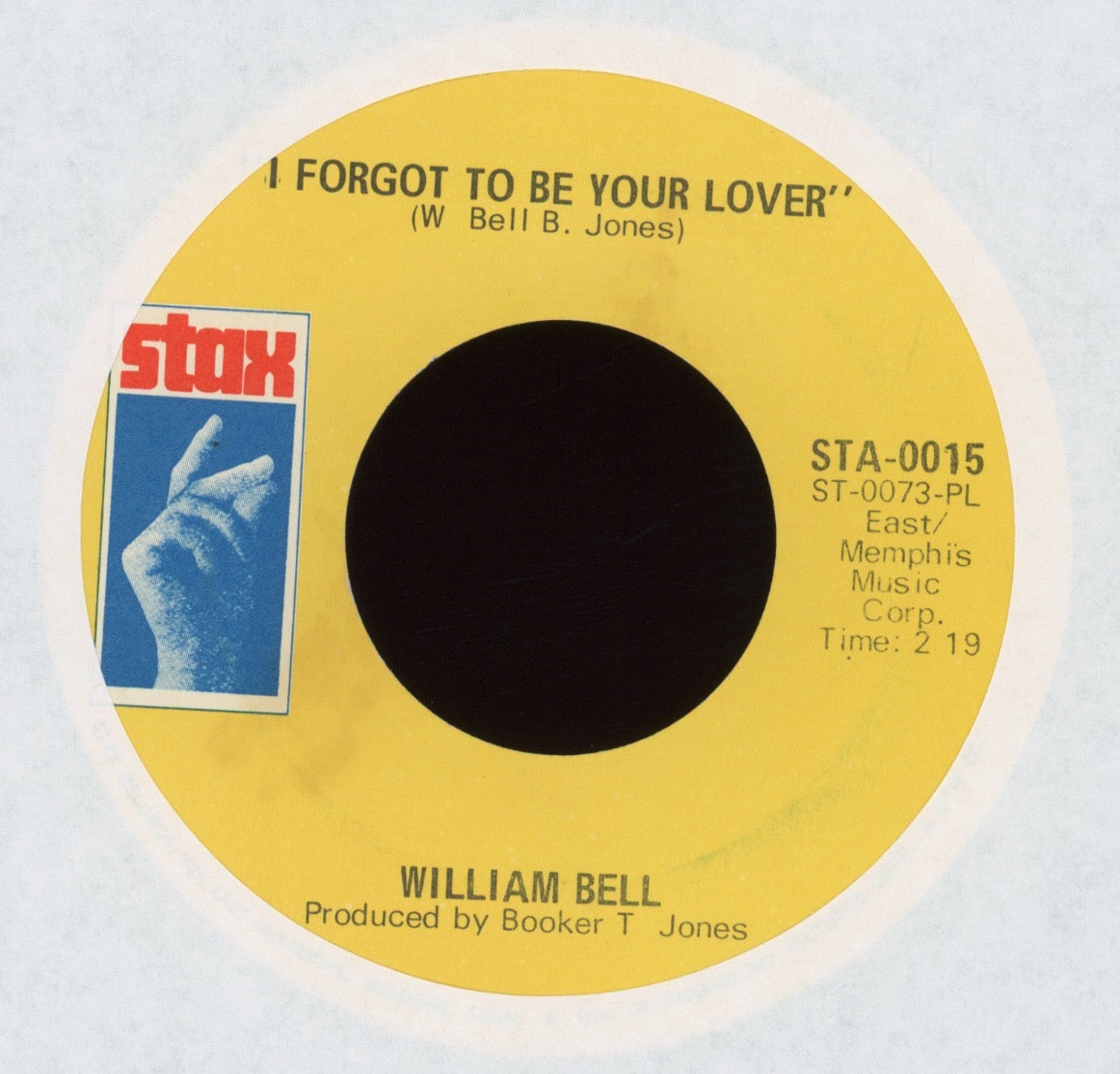 William Bell - I Forgot To Be Your Lover on Stax Samples