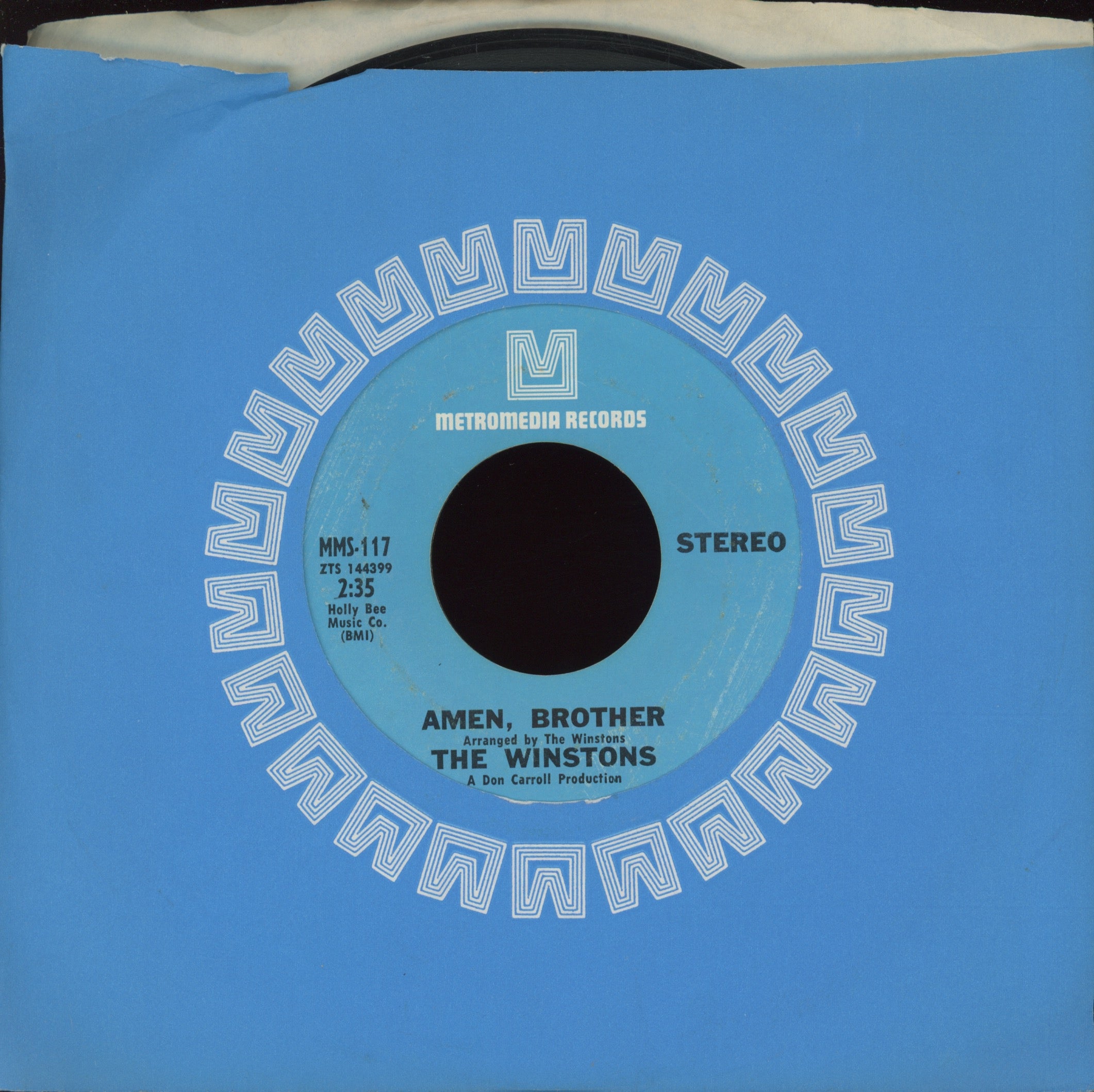 The Winstons - Amen, Brother on Metromedia Funk 45 Breaks
