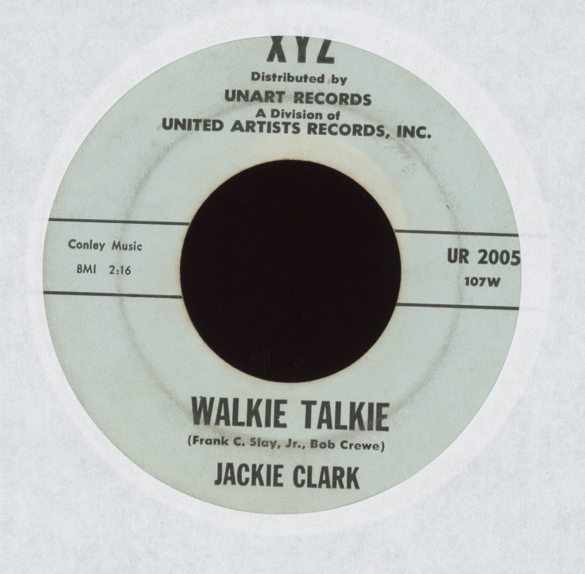 Jackie Clark - Pajama Party on XYZ Rockabilly 45