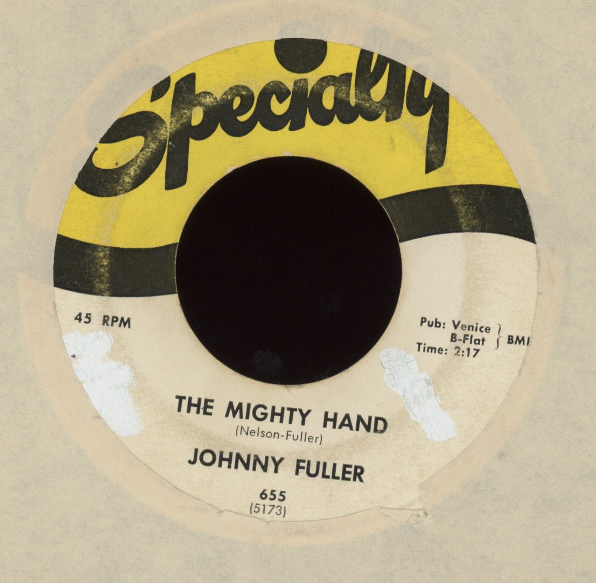 Johnny Fuller - Haunted House on Specialty Halloween R&B 45