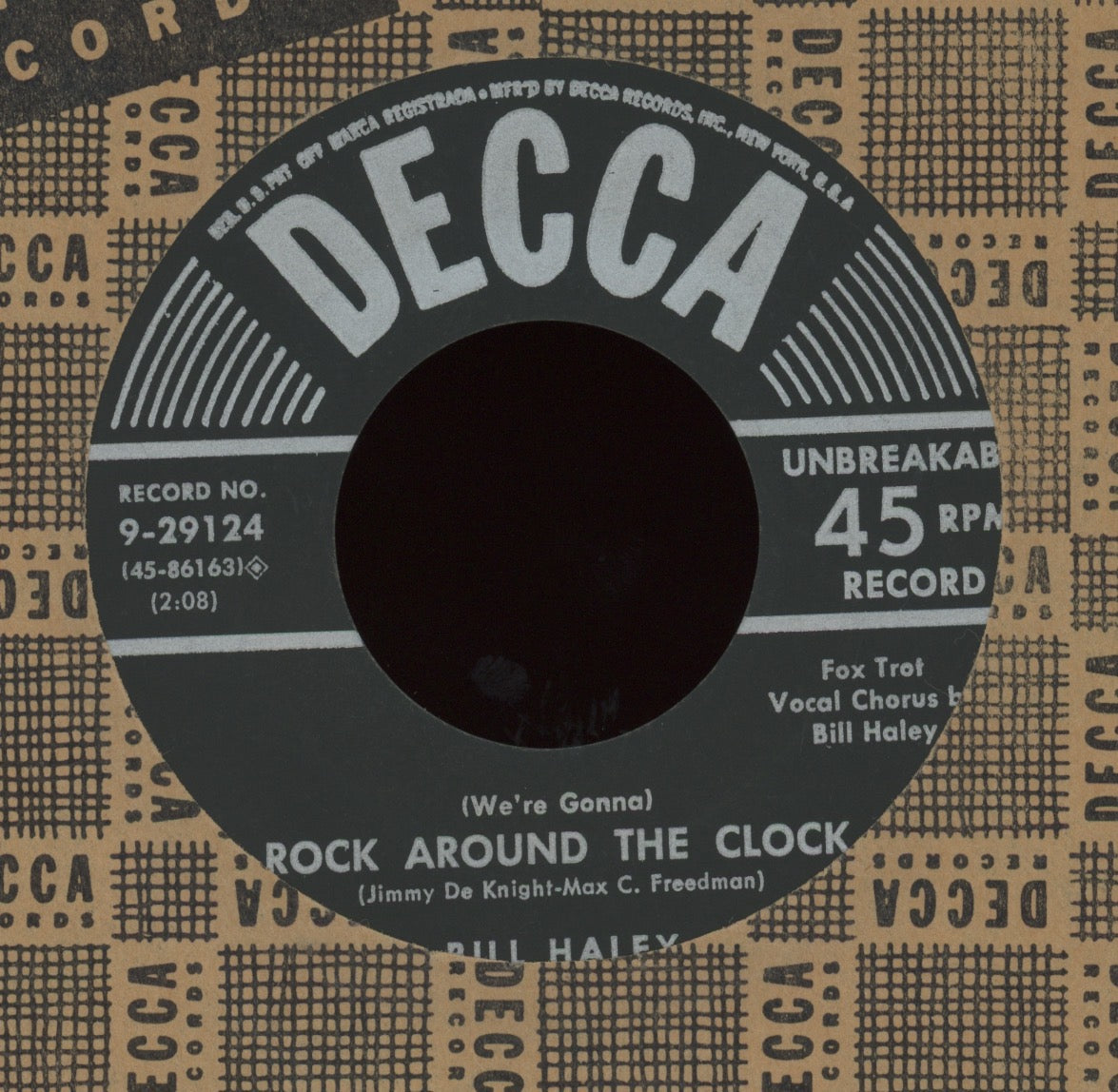 Bill Haley And His Comets - Thirteen Women / (We're Gonna) Rock Around The Clock on Decca Rock & Roll 45