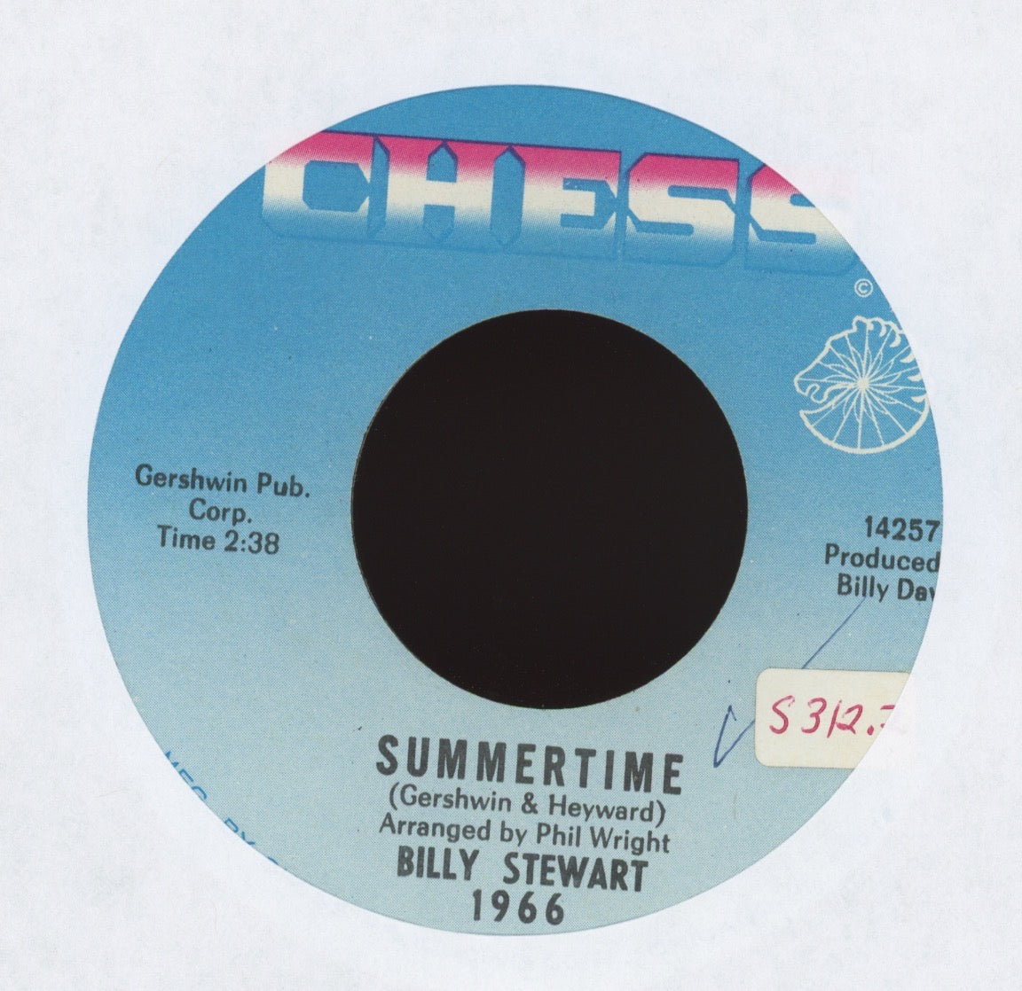 Billy Stewart - Summertime on Chess Northern Soul 45