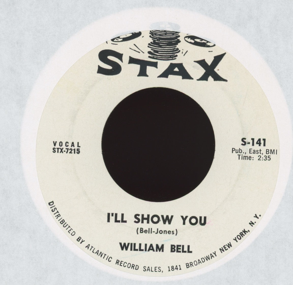 William Bell - Monkying Around on Stax Promo Soul 45