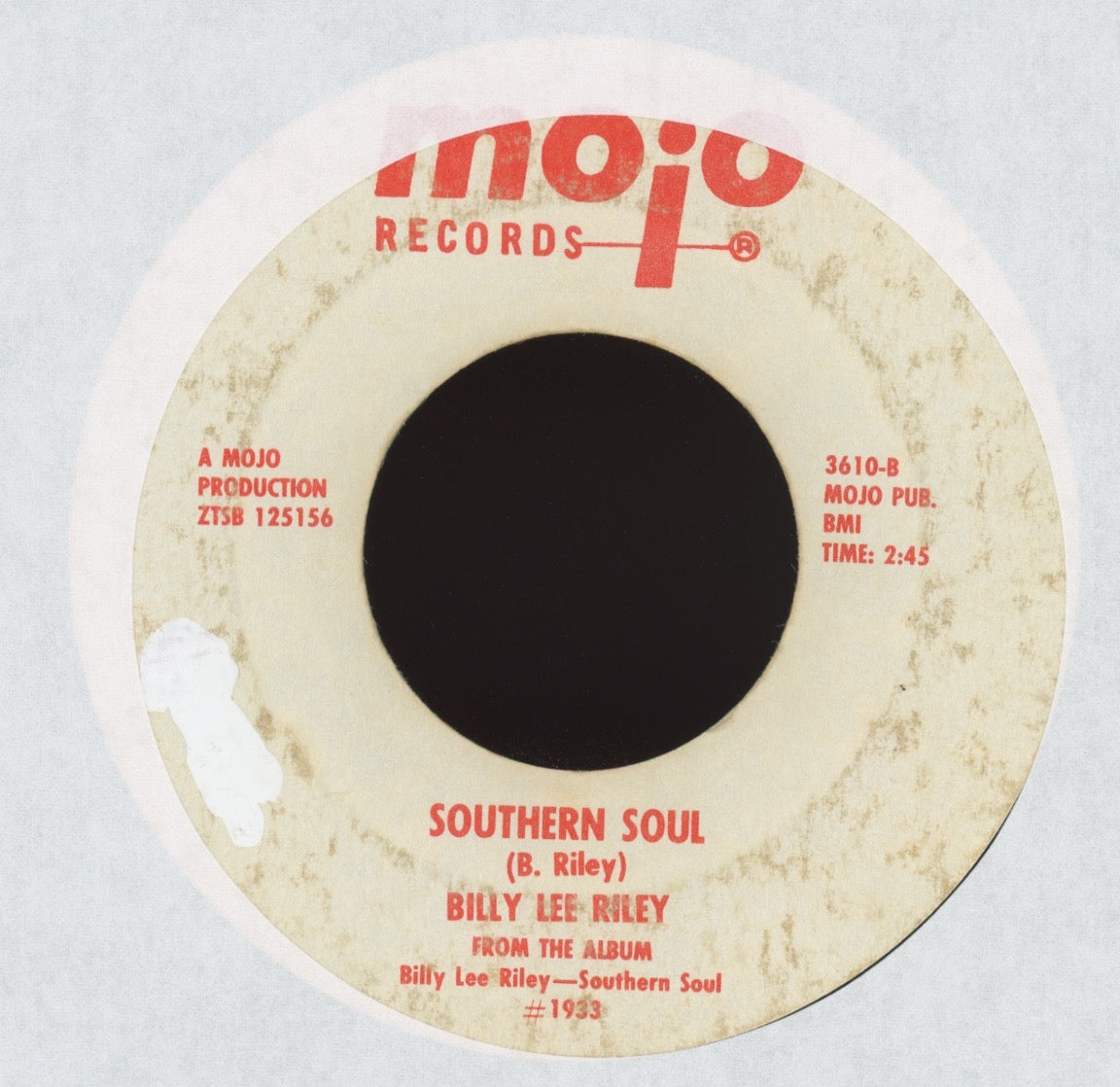 Billy Lee Riley - Midnite Hour on Mojo Mod Garage 45