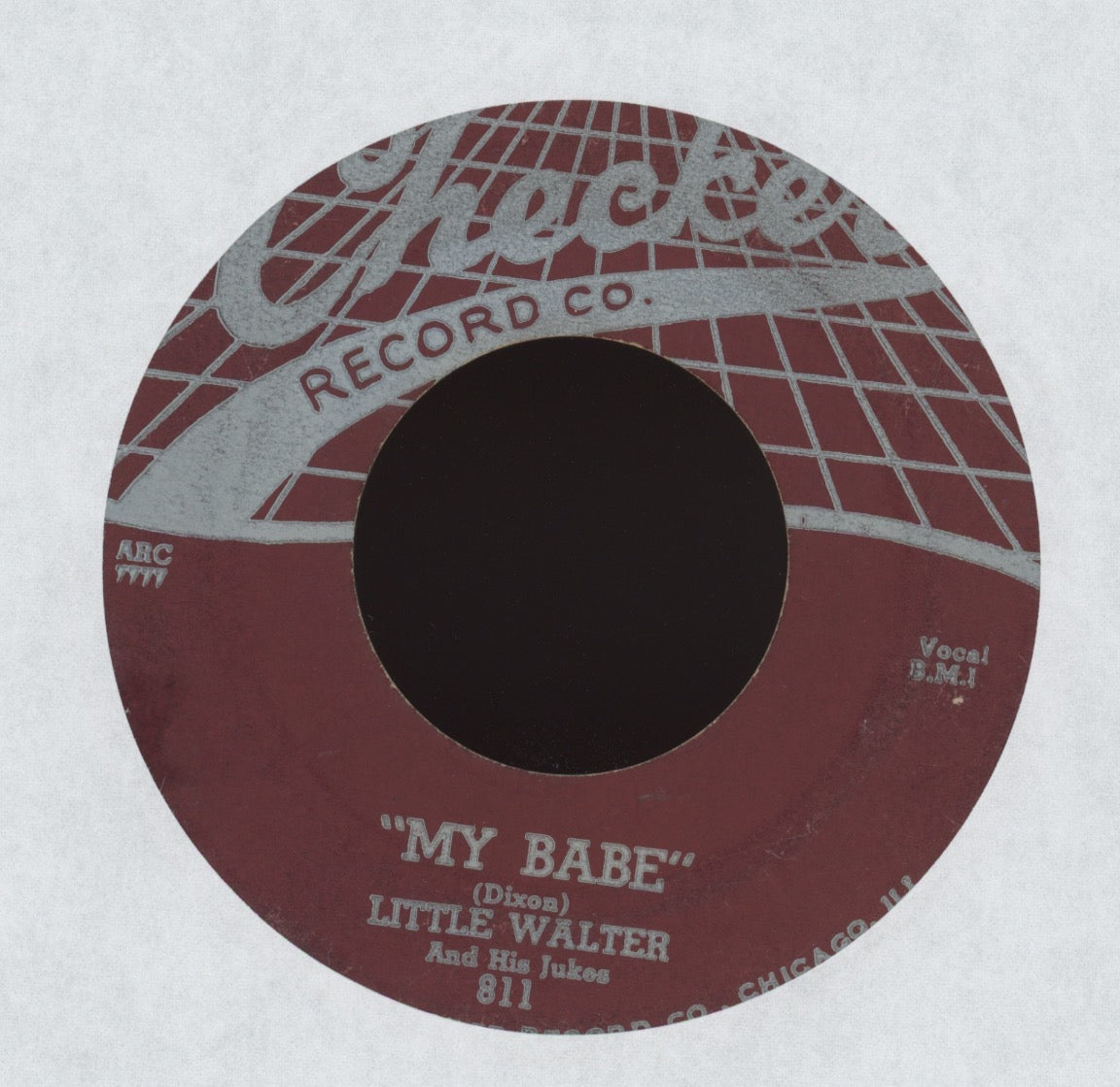 Little Walter & His Jukes - My Babe / Thunder Bird on Checker R&B 45