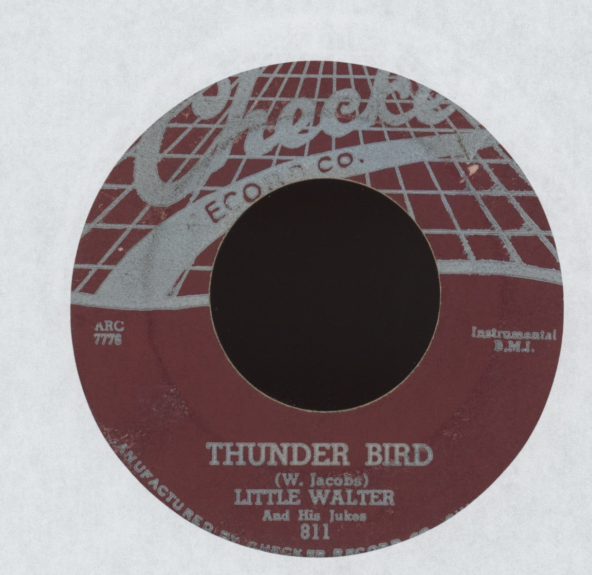 Little Walter & His Jukes - My Babe / Thunder Bird on Checker R&B 45