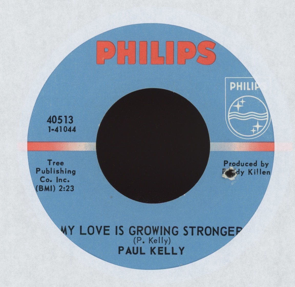 Paul Kelly - Glad To Be Sad on Philips Soul Funk 45
